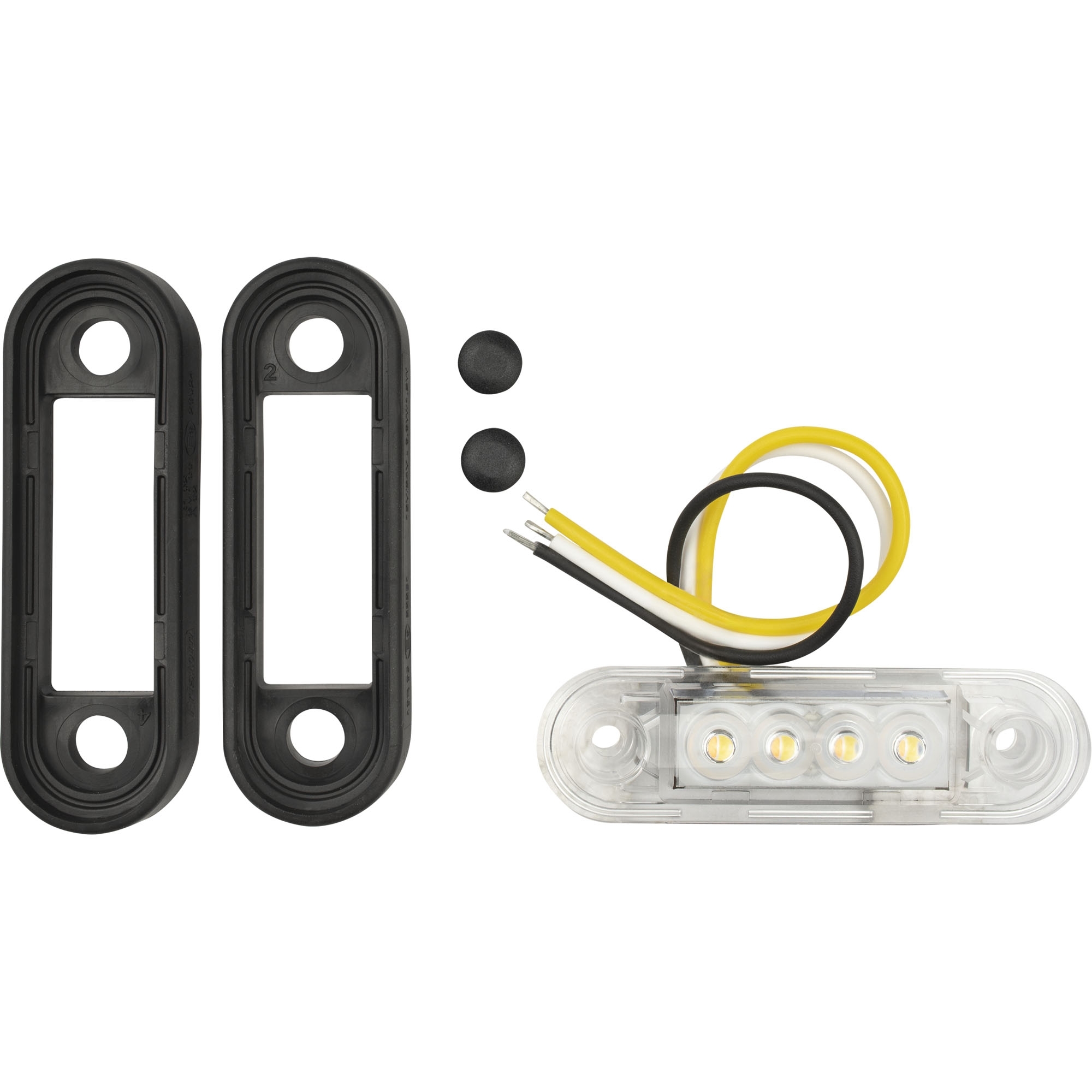 Position lamp LED, white and yellow, 12-36 V | 014001240