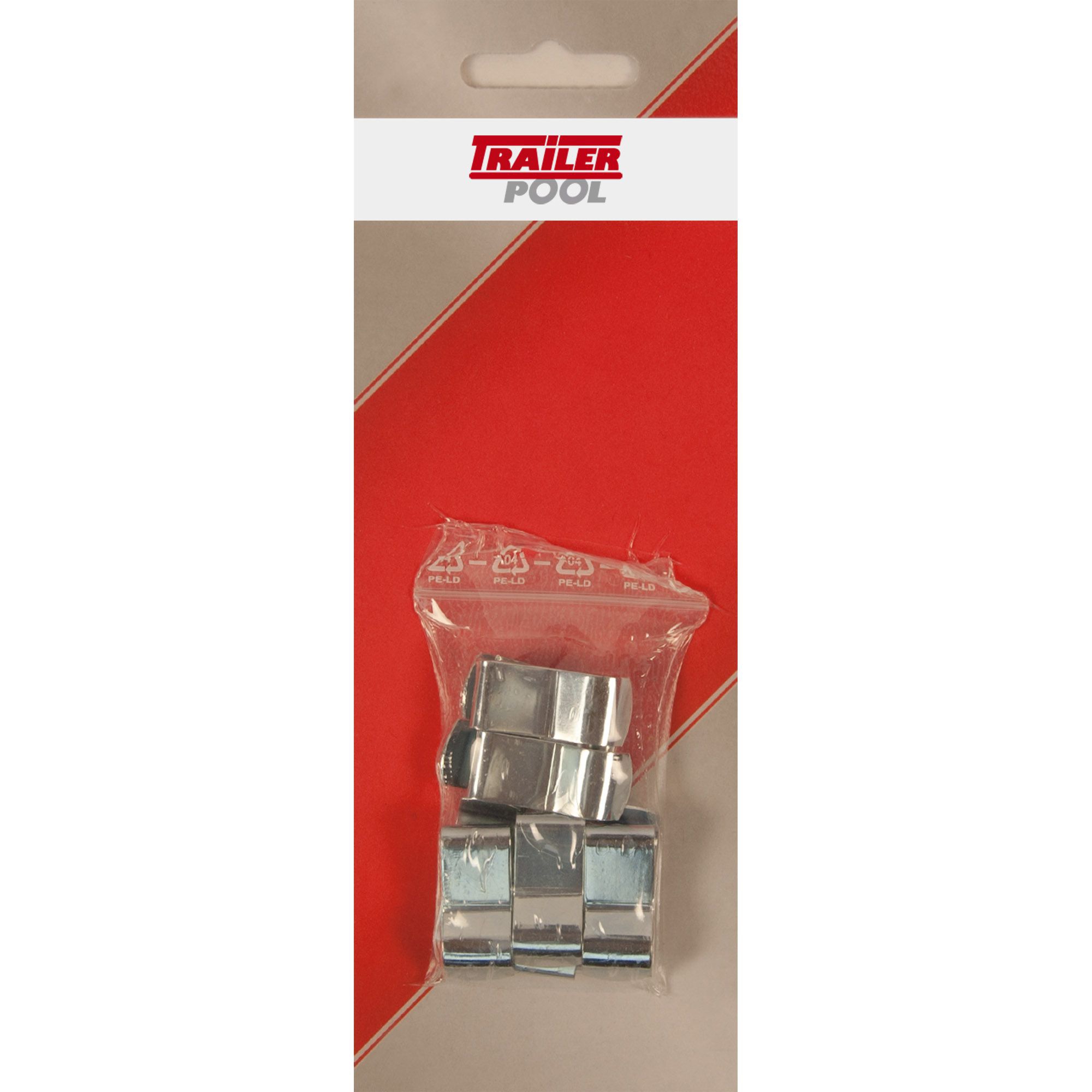 Cable clamp, galvanized, 12x28 Cable clamp, galvanized, 12x28