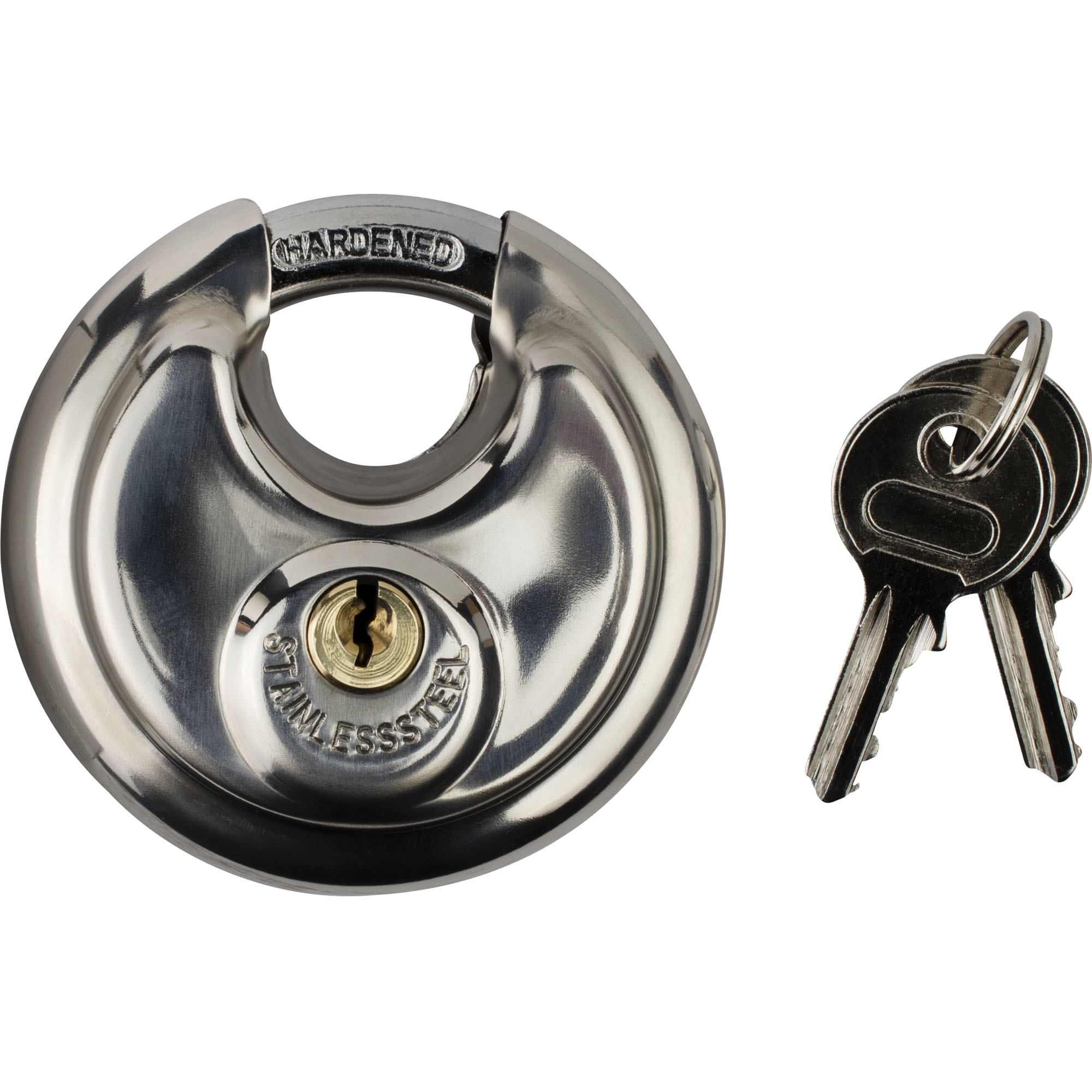 Padlock Ø 70 mm, simultaneous locking