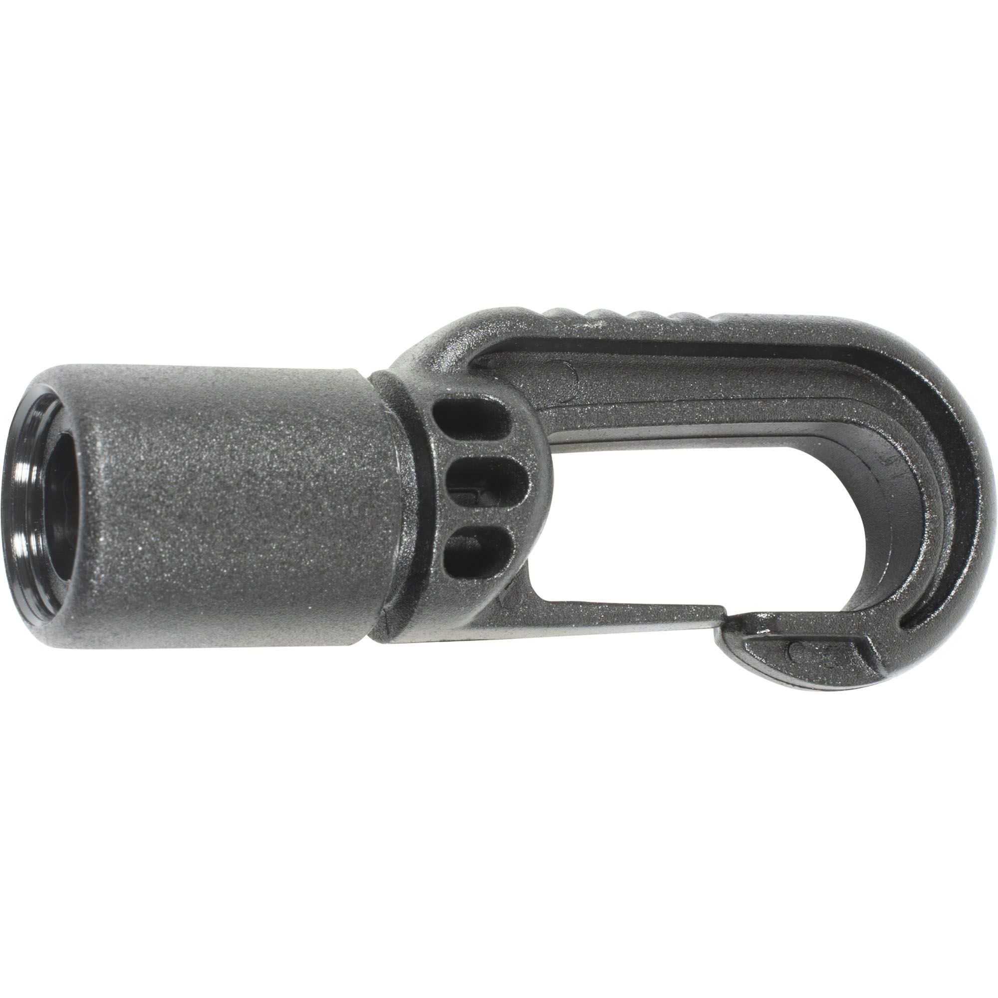 Snap hook for expansion rope, plastic, rope Ø 8 mm
