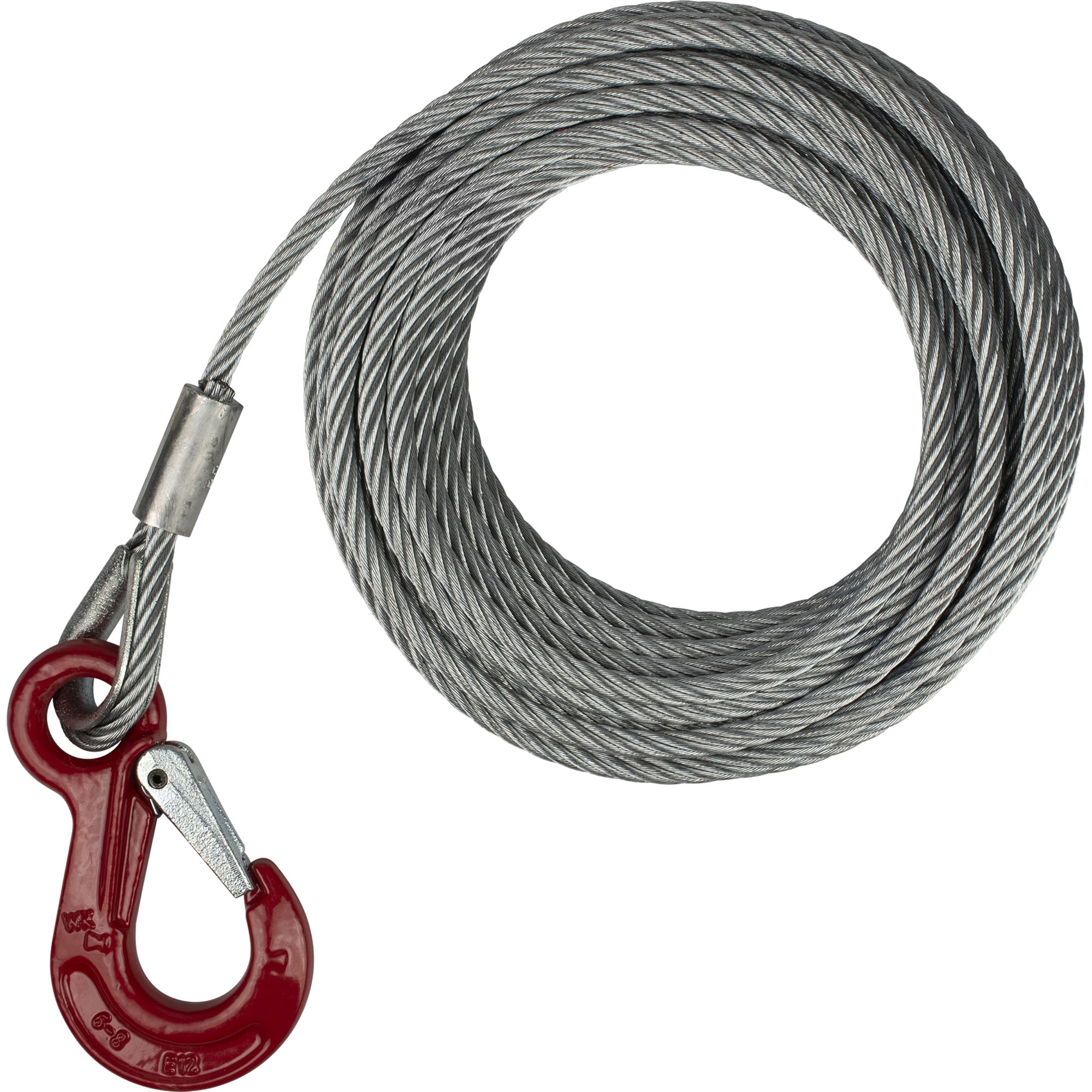 Steel Cable, Ø7 mm, L 12.5 m, Tensile Load 900 daN