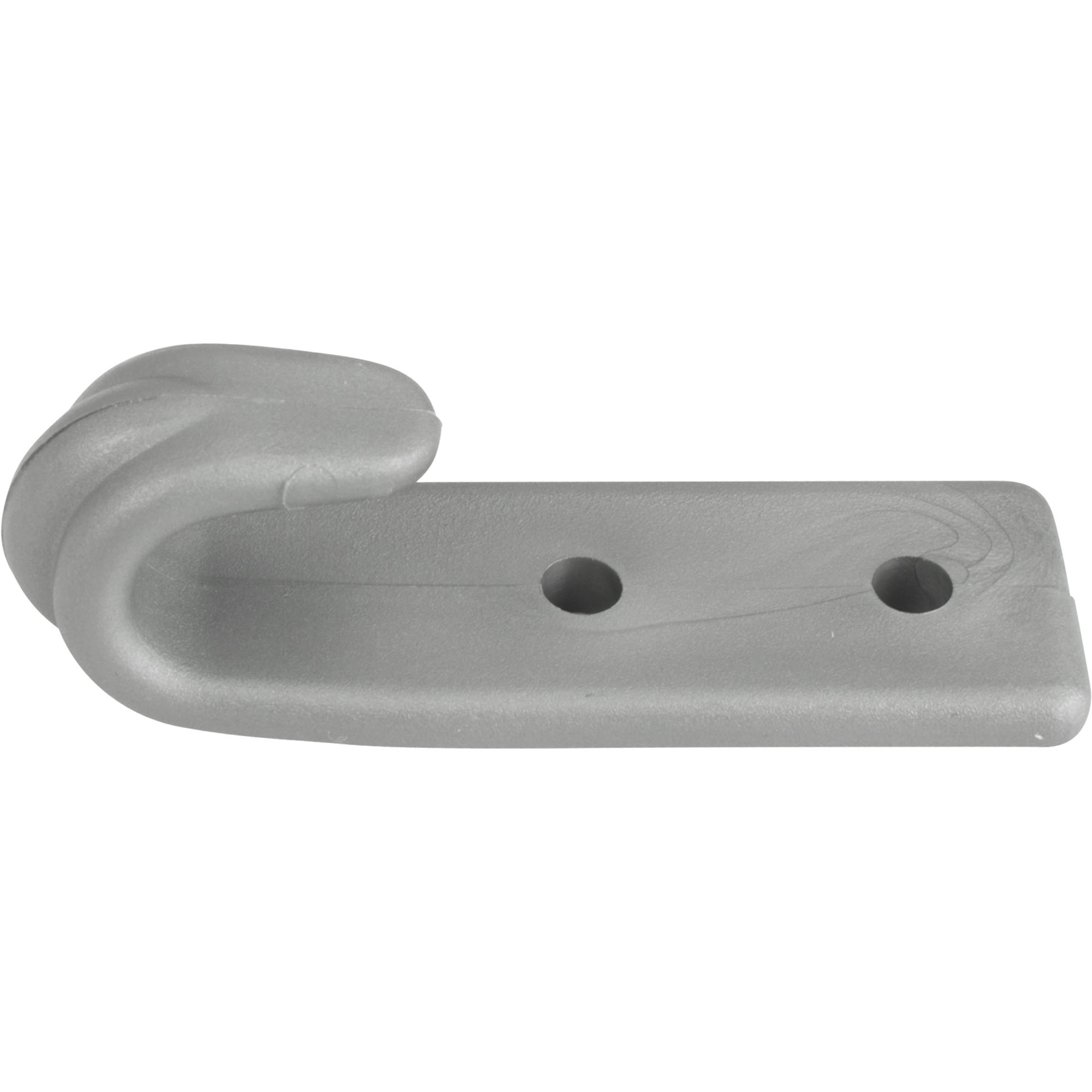 Tarpaulin Hook 2-Hole, Plastic, Grey