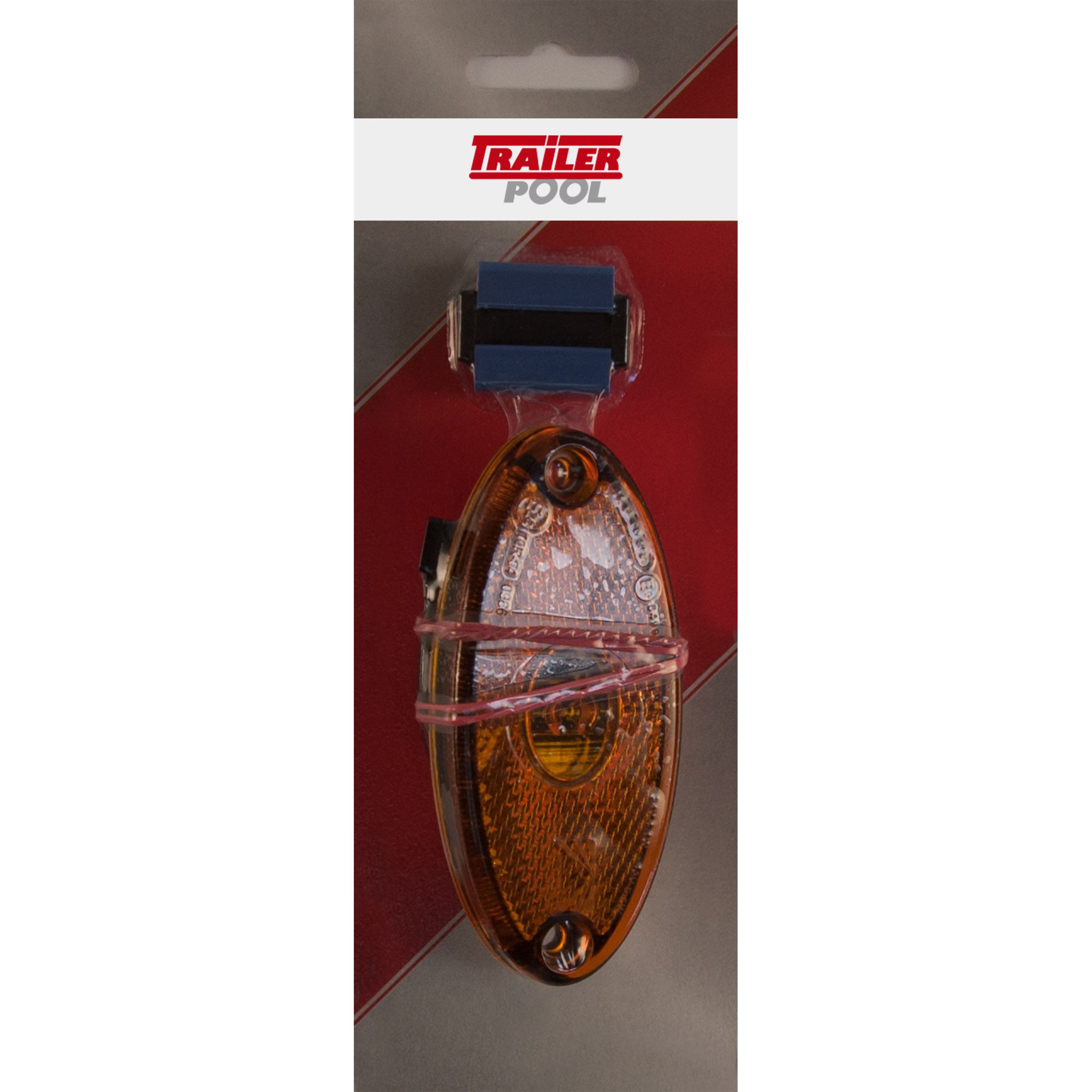 Side marker lamp Aspöck Flatpoint 2 LED, yellow, DC cable