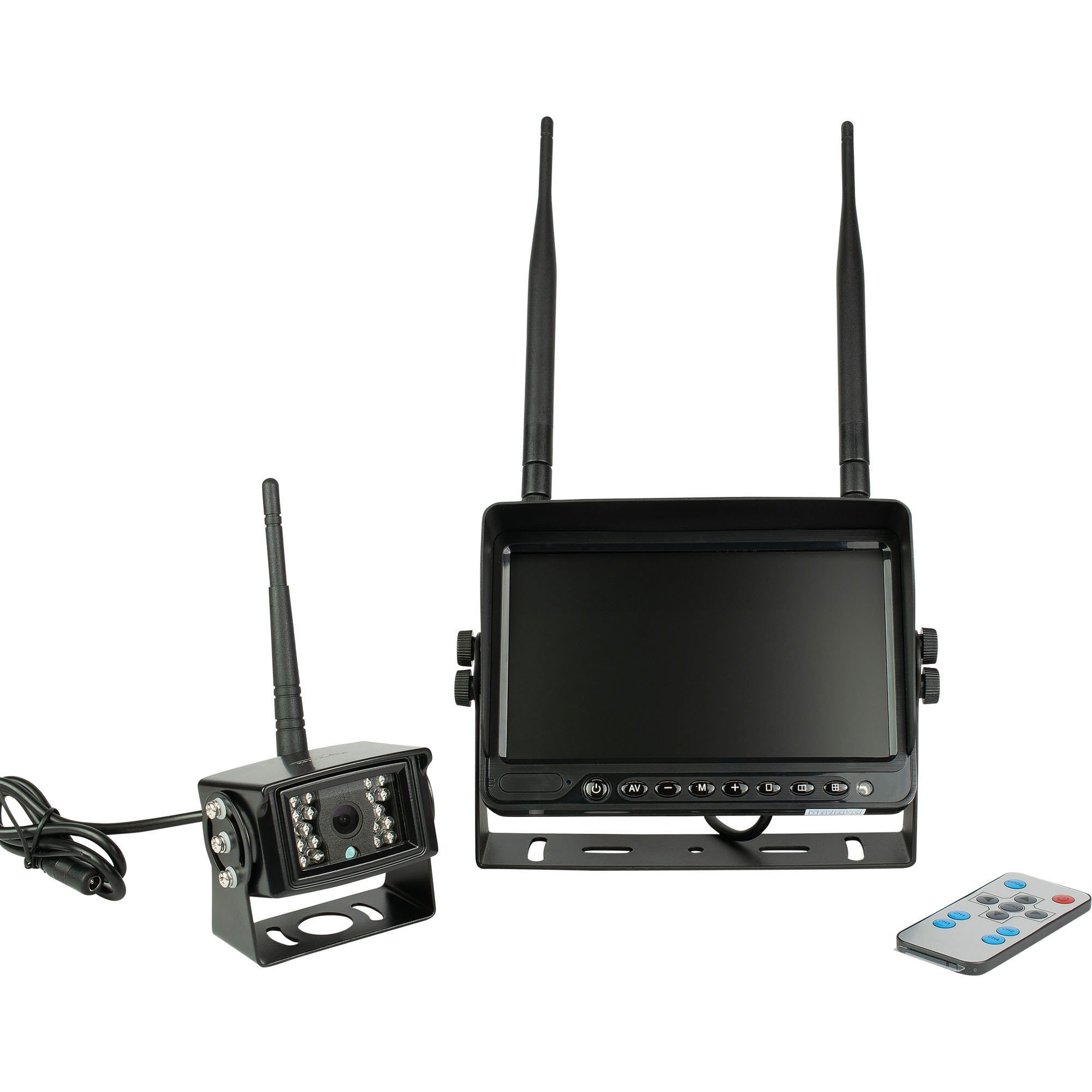 7 inch Wireless Camera Kit, Four Camera Inputs with Audio 7 inch Wireless Camera Kit, Four Camera Inputs with Audio