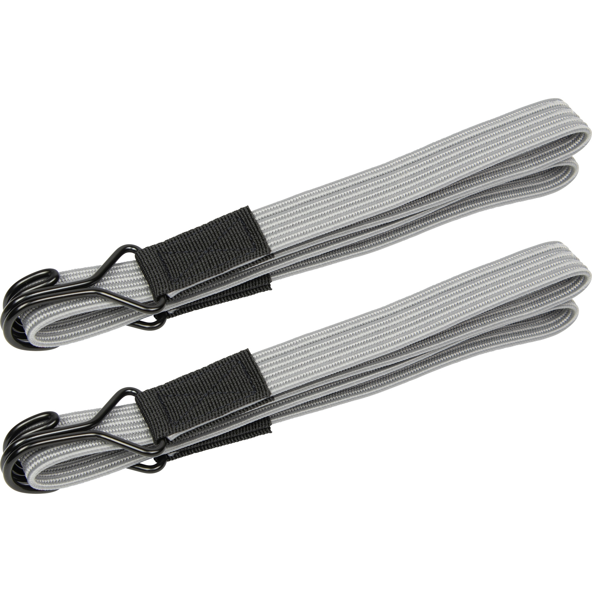 2 x flat bungees/double wire hook, 1000 mm, Width 22 mm 2 x flat bungees/double wire hook, 1000 mm, Width 22 mm