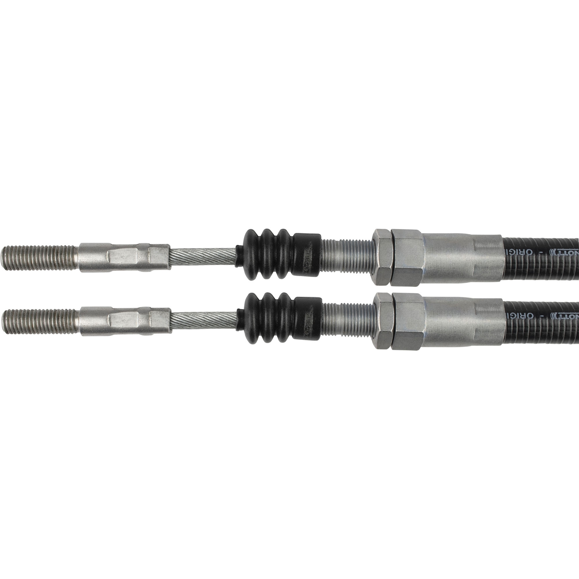 Bowden cable Knott for height-adjustable drawbar