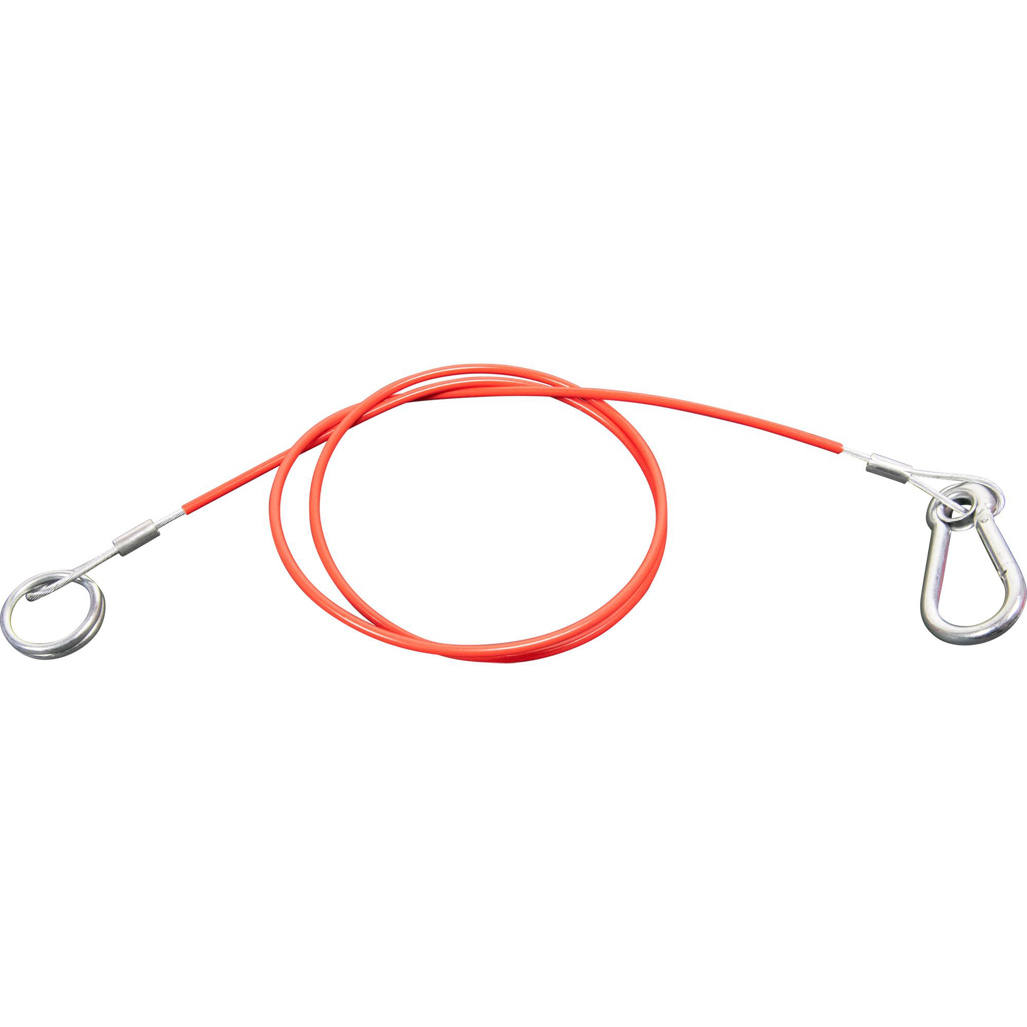 Breakaway Cable with Ring, L 1200 mm, Red