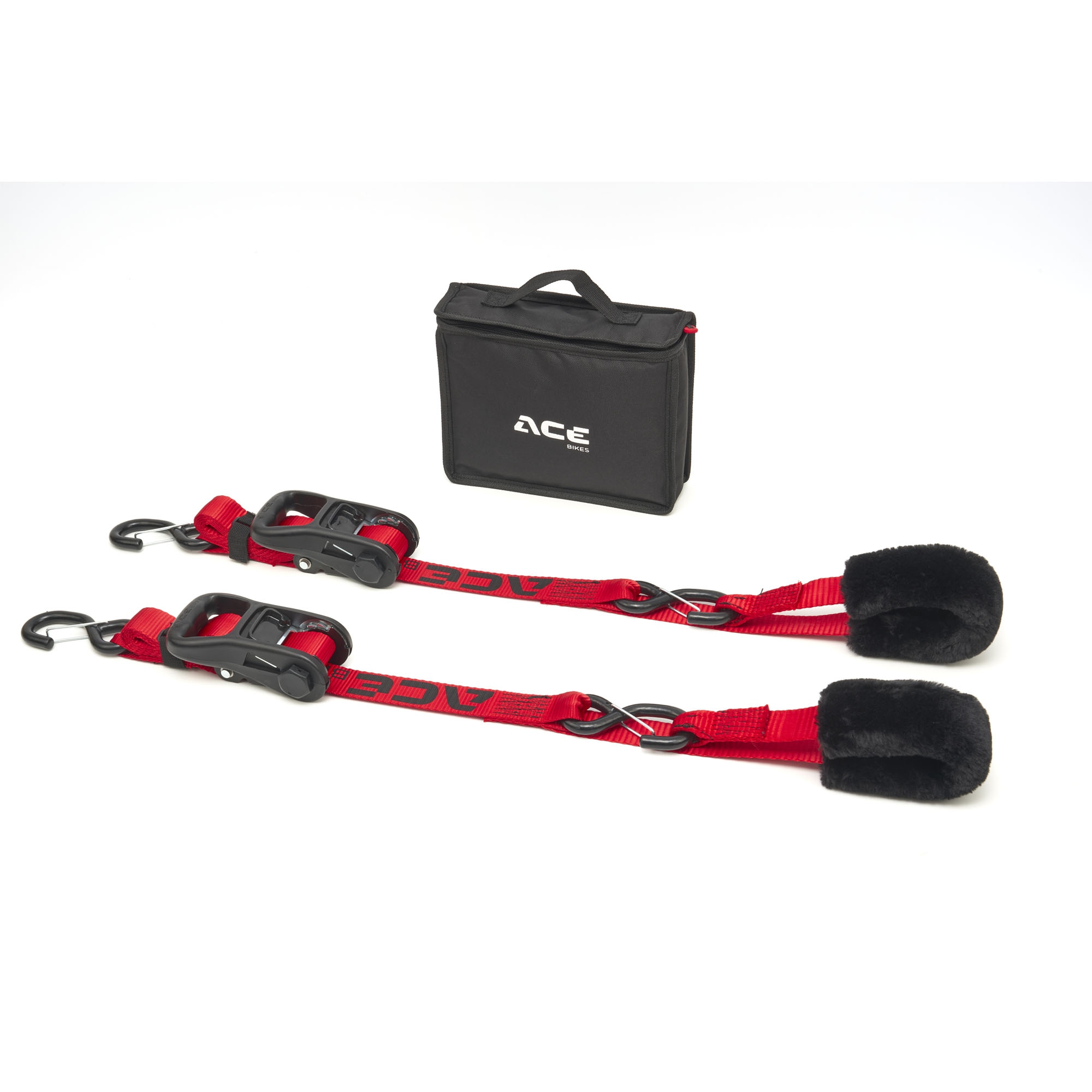 Motorcycle Tie-Down Strap Set, ACEBIKES, L 2000 mm, LC 900daN Motorcycle Tie-Down Strap Set, ACEBIKES, L 2000 mm, LC 900daN