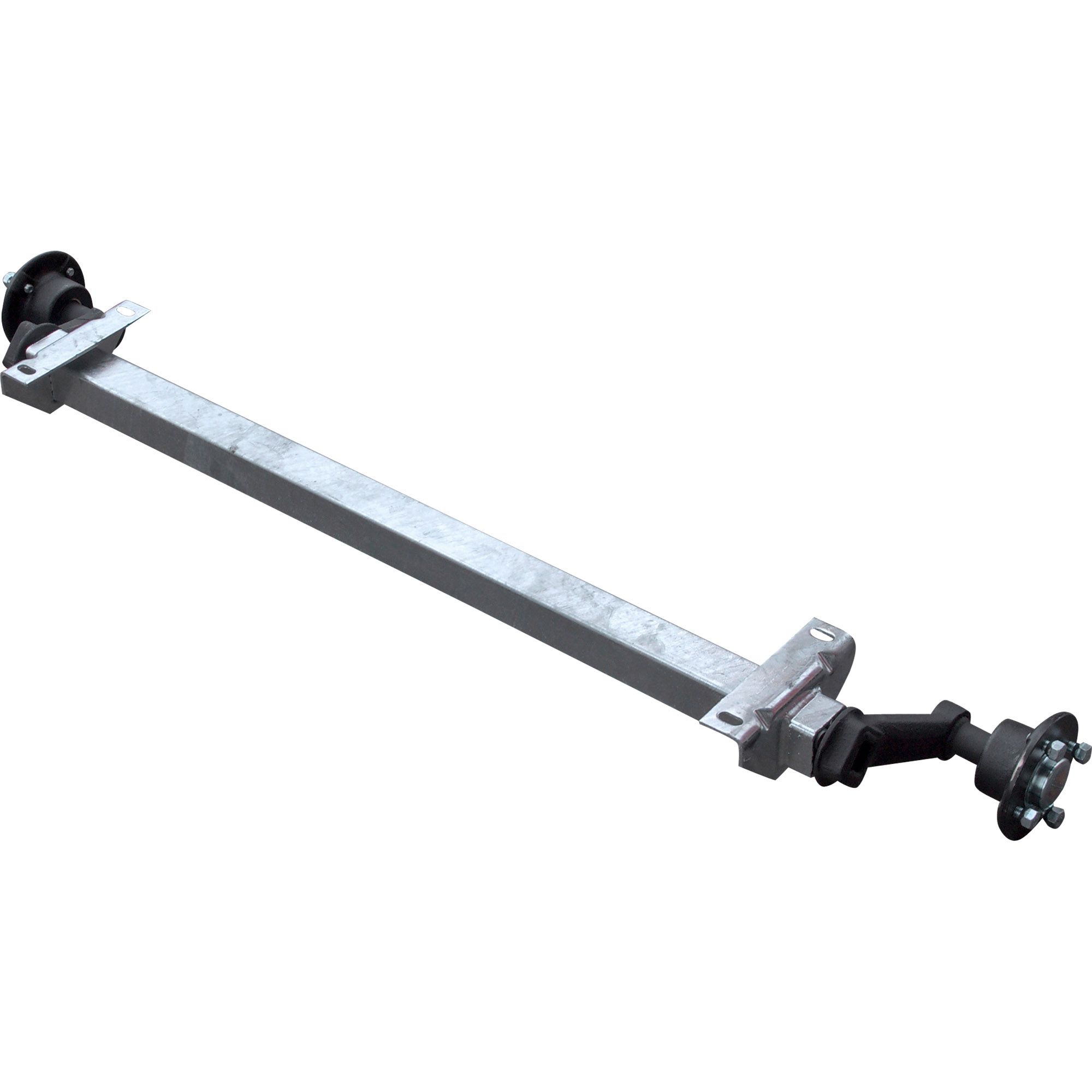 Rubber Suspension Axle Unbraked 750 kg, LSC 1000mm Rubber Suspension Axle Unbraked 750 kg, LSC 1000mm