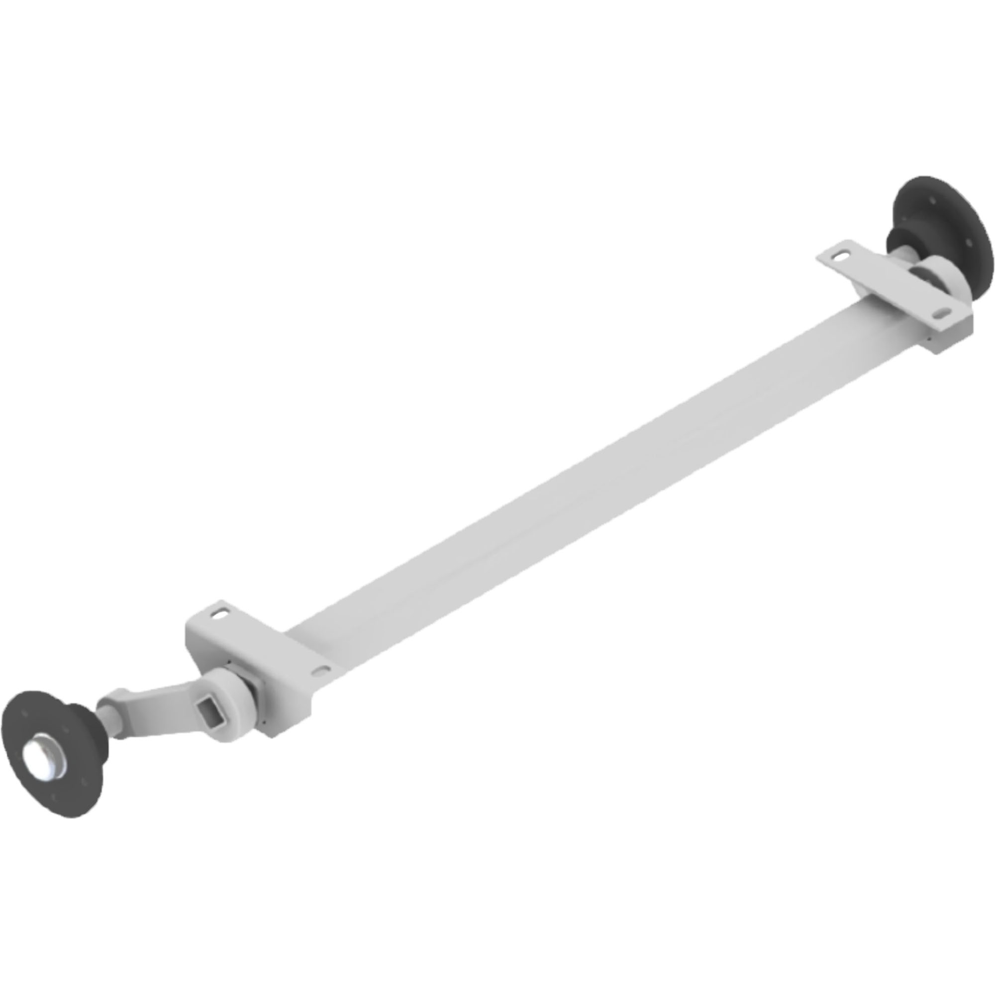 Rubber Suspension Axle Unbraked 750 kg, LSC 1200 mm