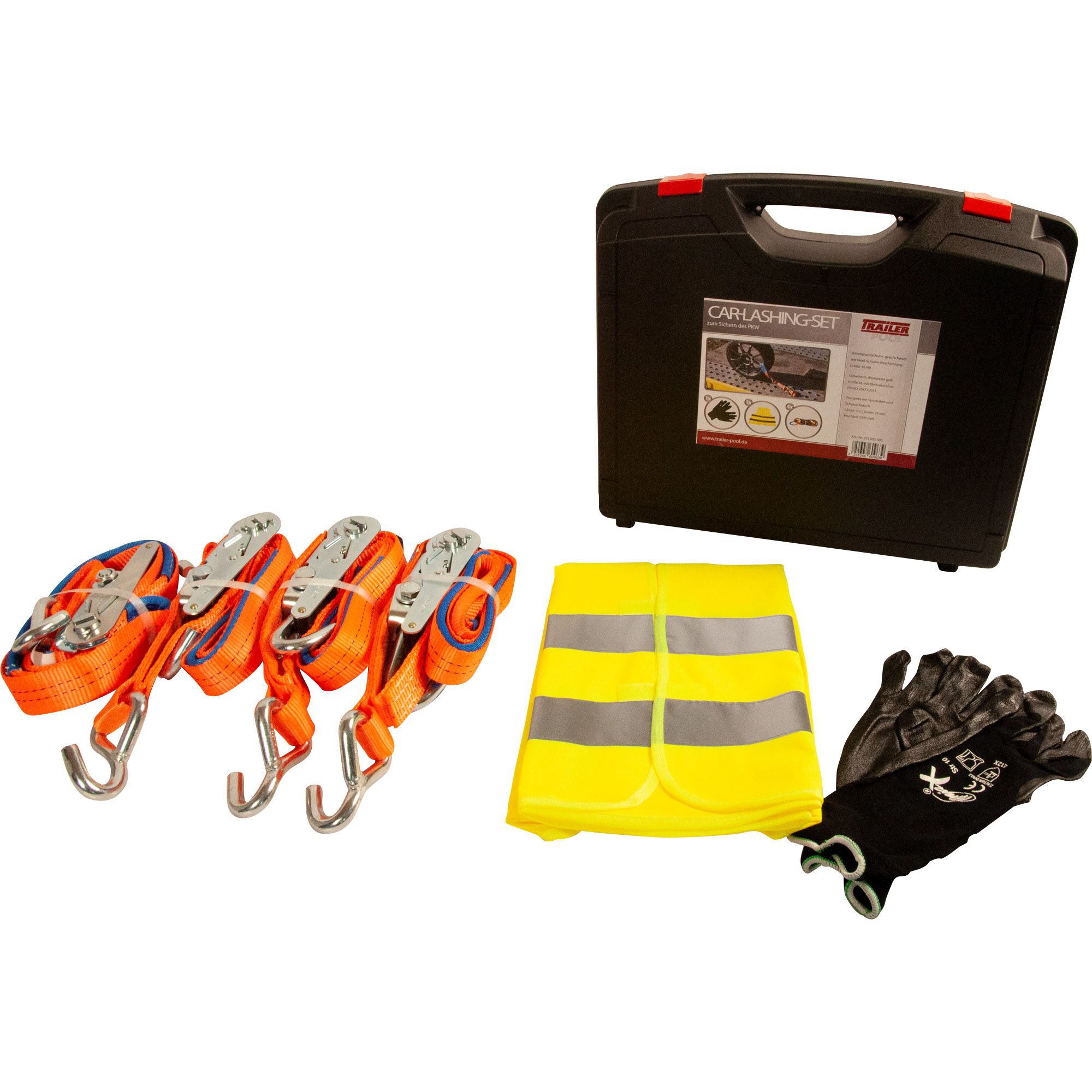 Car-Lashing-Set, Wheel lashing strap, 1-piece Car-Lashing-Set, Wheel lashing strap, 1-piece