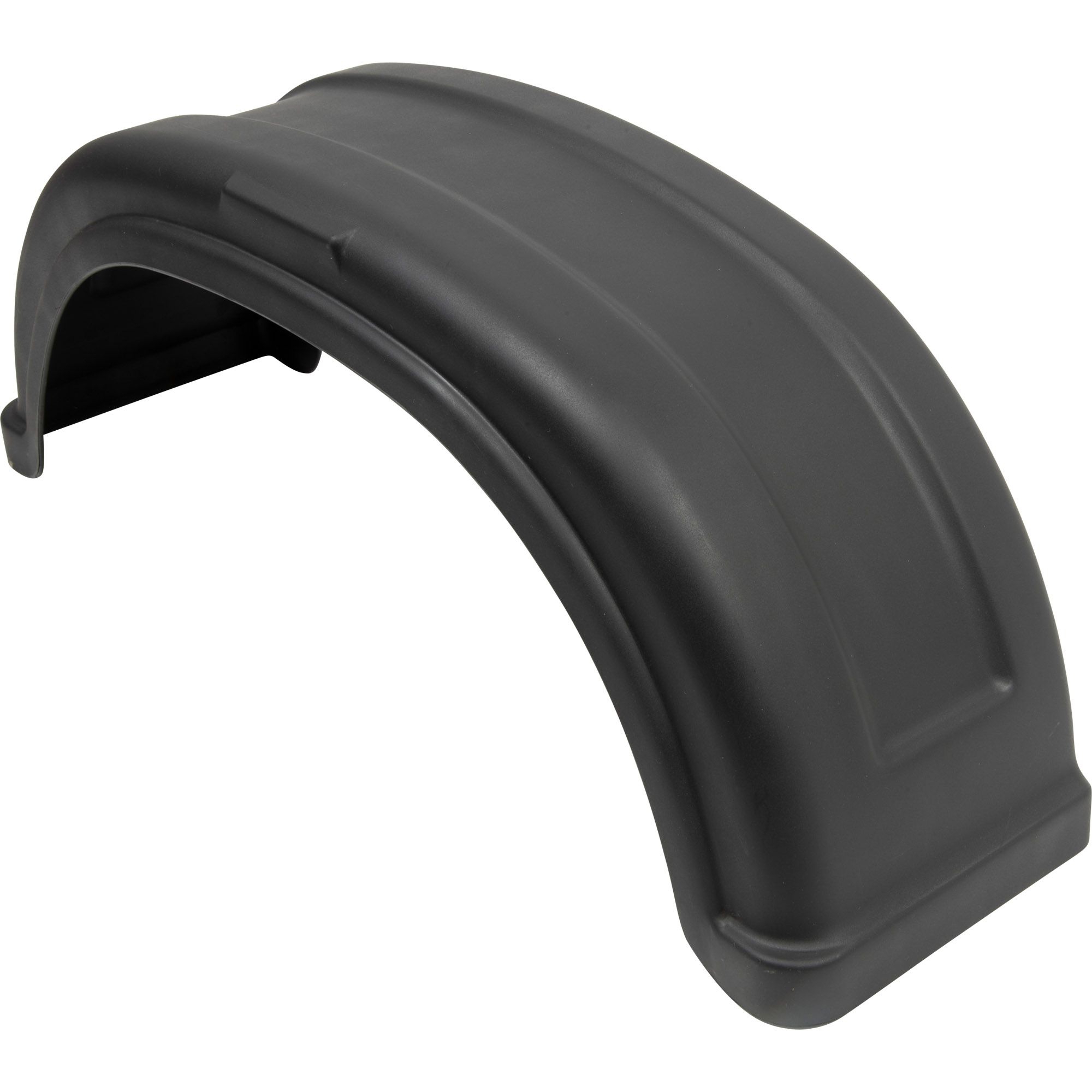 Single Axle Mudguard AL-KO Round Plastic, W 180 mm Single Axle Mudguard AL-KO Round Plastic, W 180 mm