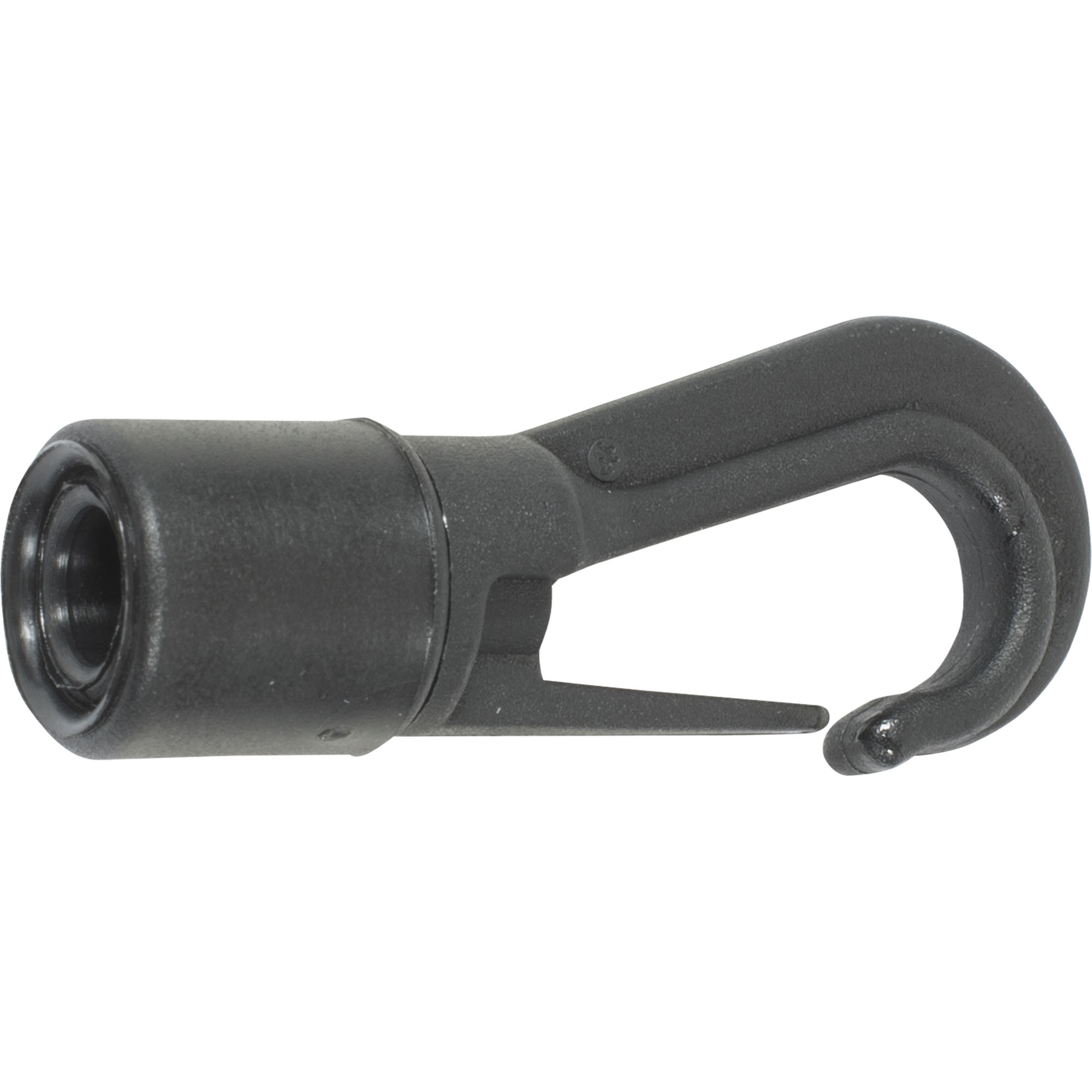 Snap hook for expansion rope, plastic, rope Ø 6 mm