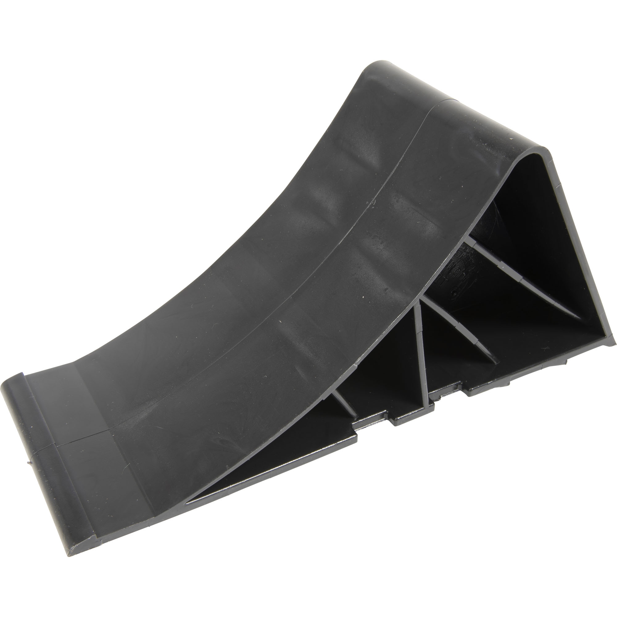 Wheel Chock, L 220 mm, Plastic, Black