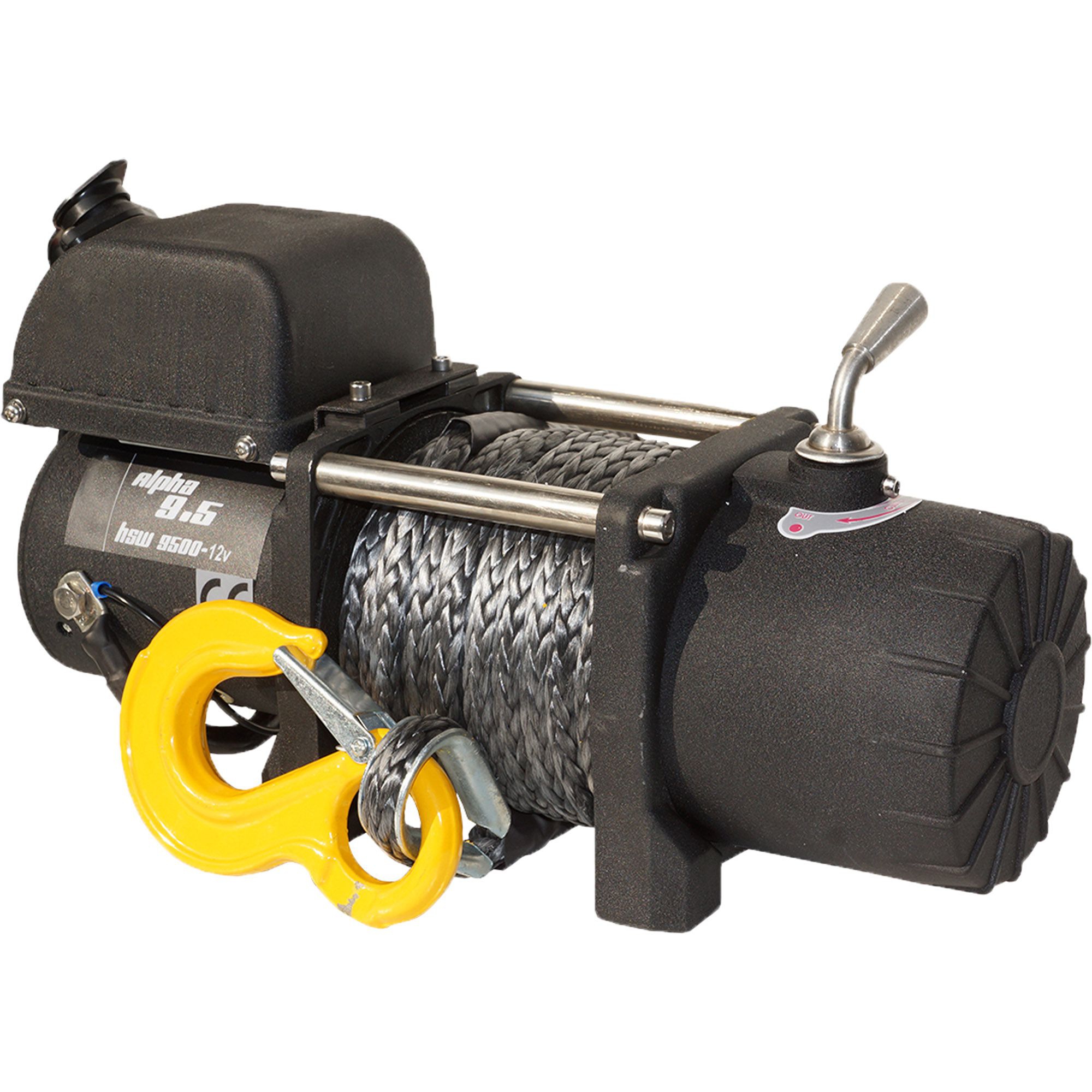 Winch HSW9500-TRADY, 12 V, Tensile Force 4300 kg Winch HSW9500-TRADY, 12 V, Tensile Force 4300 kg