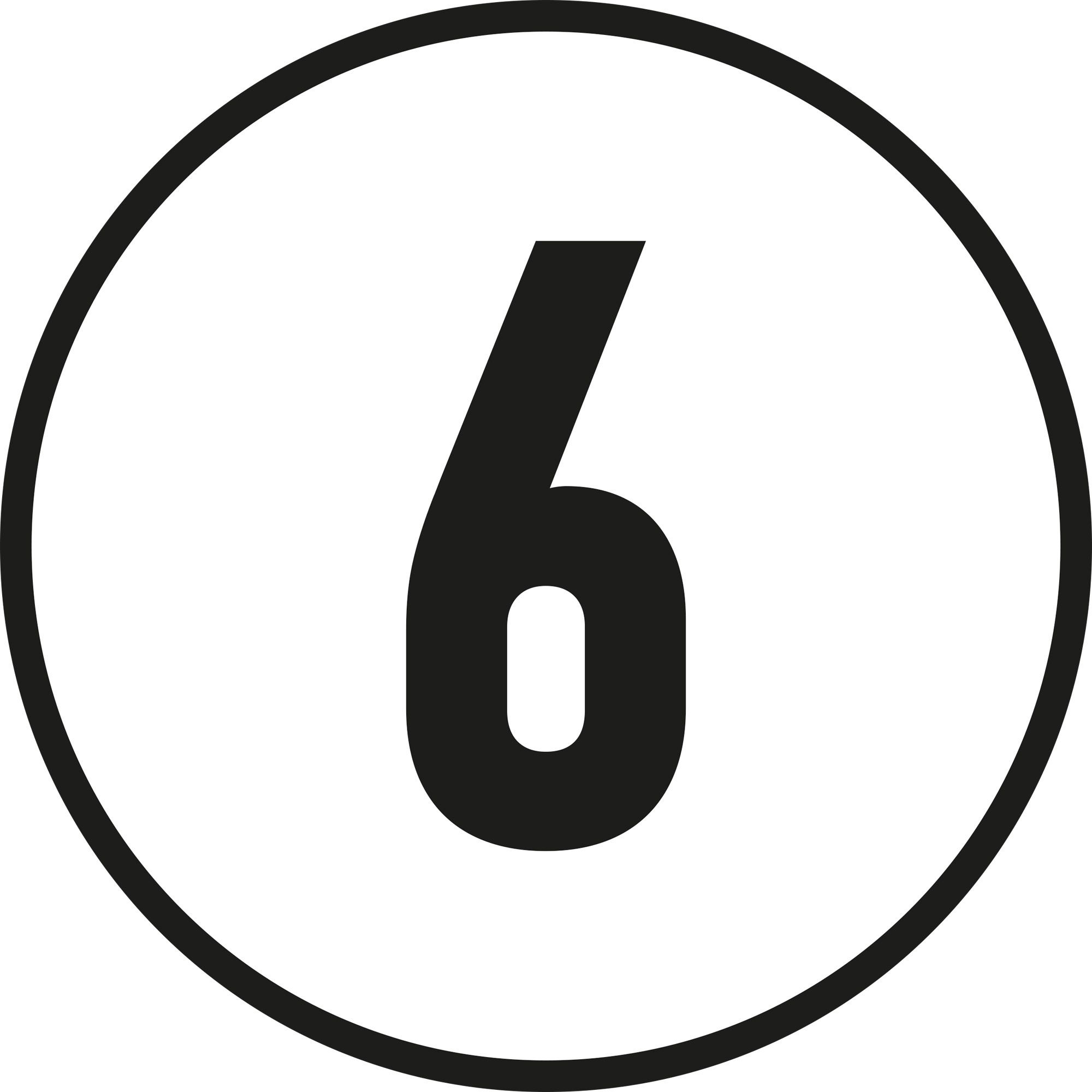 6 km/h Sign, Ø 200 mm, Aluminum 6 km/h Sign, Ø 200 mm, Aluminum