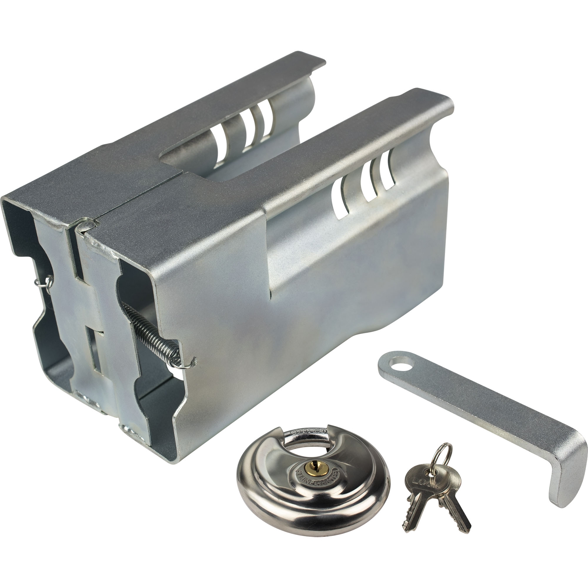 Universal coupling lock, foldable