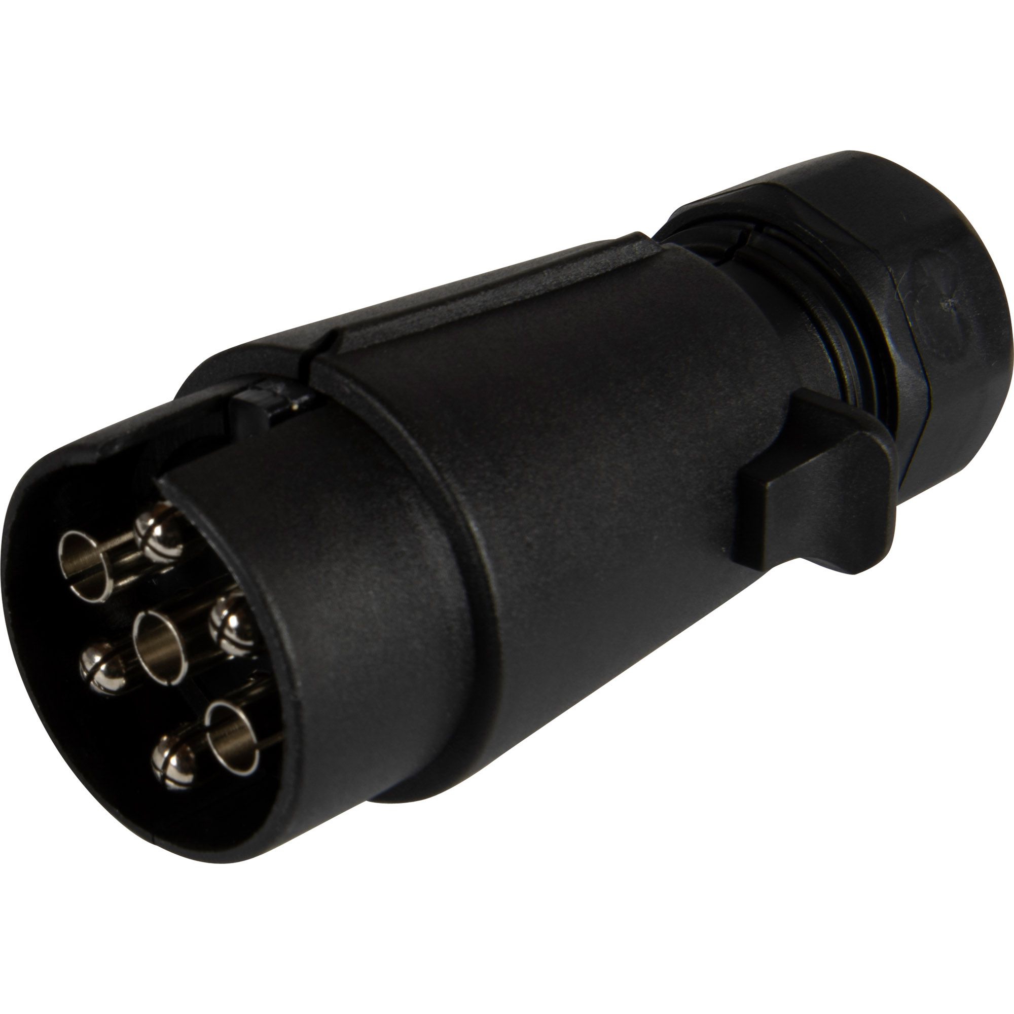 Plug 7-pin, 12V, Plastic, Plug-In