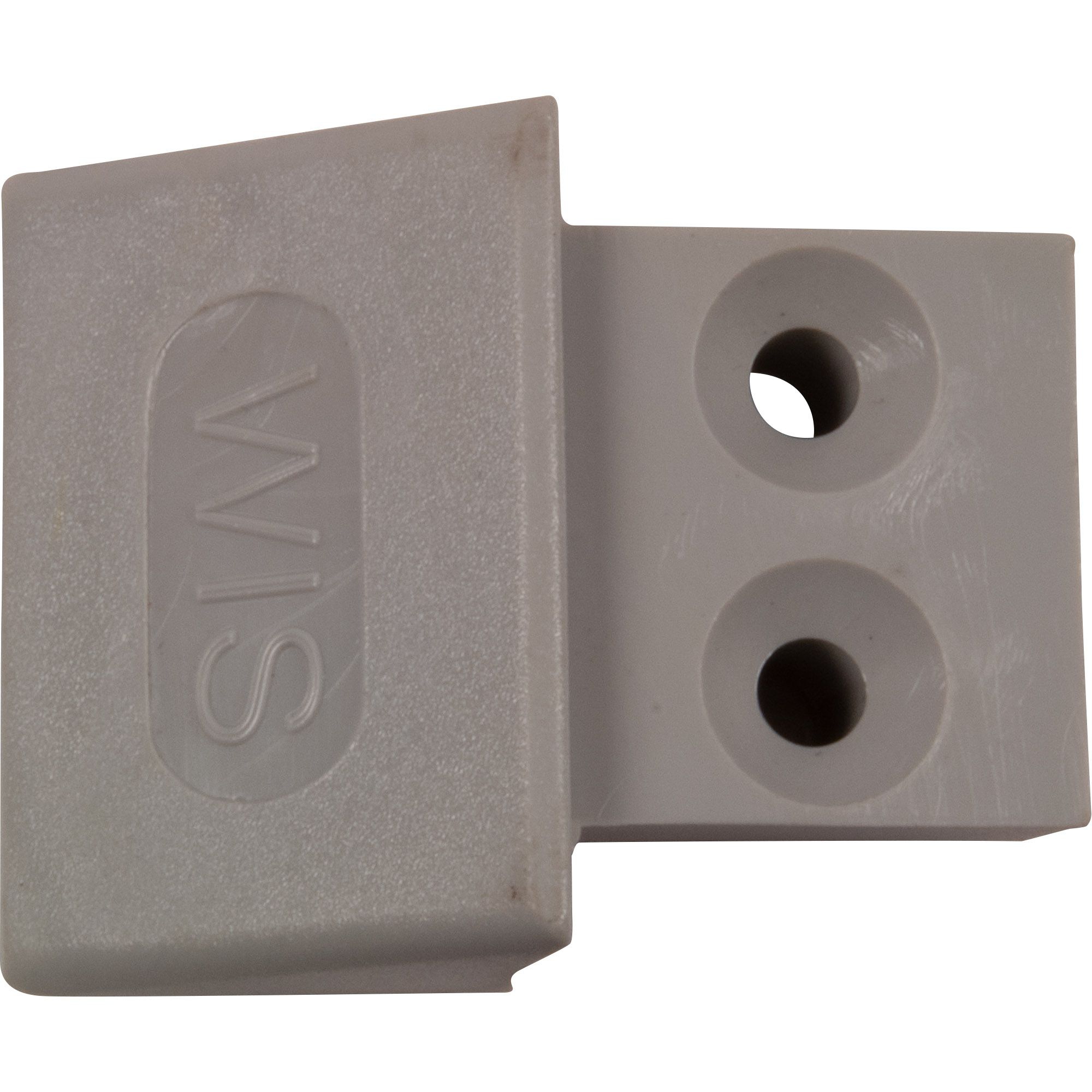 End Cap/Pin Track, Plastic, Grey End Cap/Pin Track, Plastic, Grey