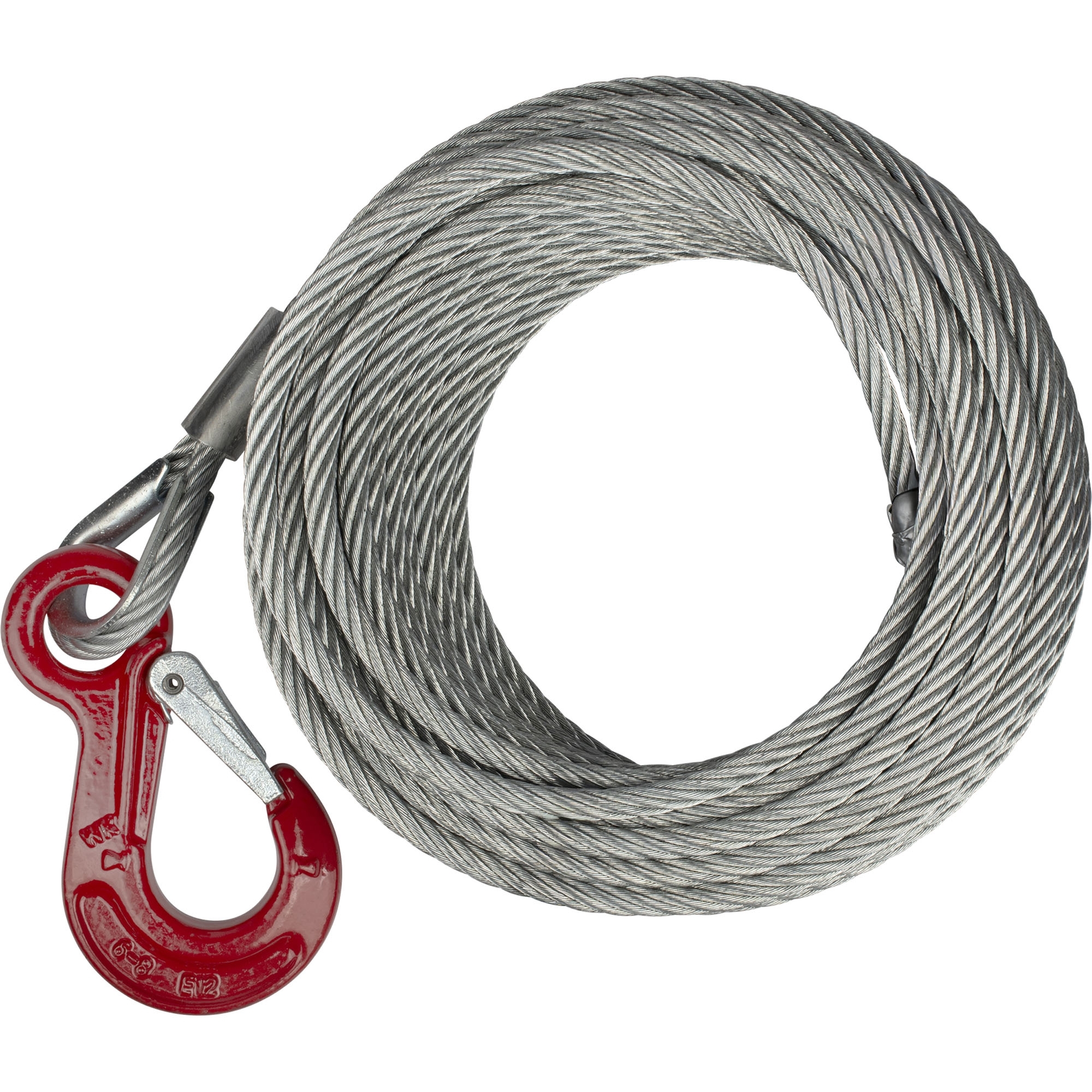 Steel Cable, Ø 7 mm, L 17 m, Tensile Load 900 daN