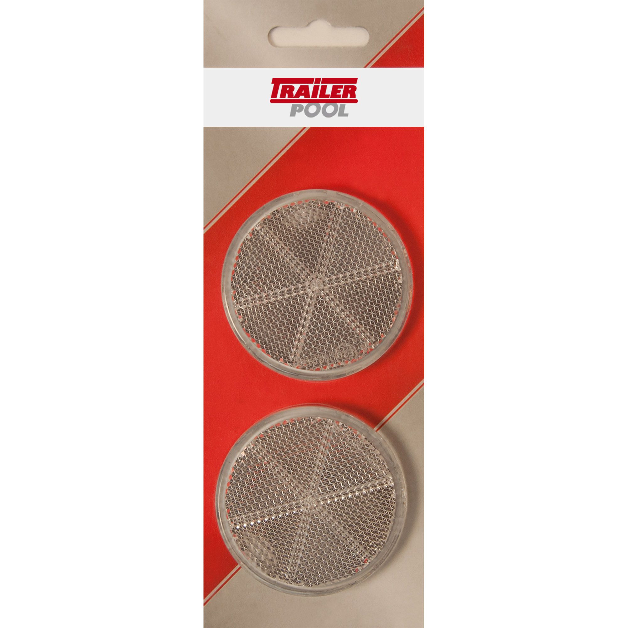 2 x Reflector Ø 60 mm, White, Adhesive 2 x Reflector Ø 60 mm, White, Adhesive