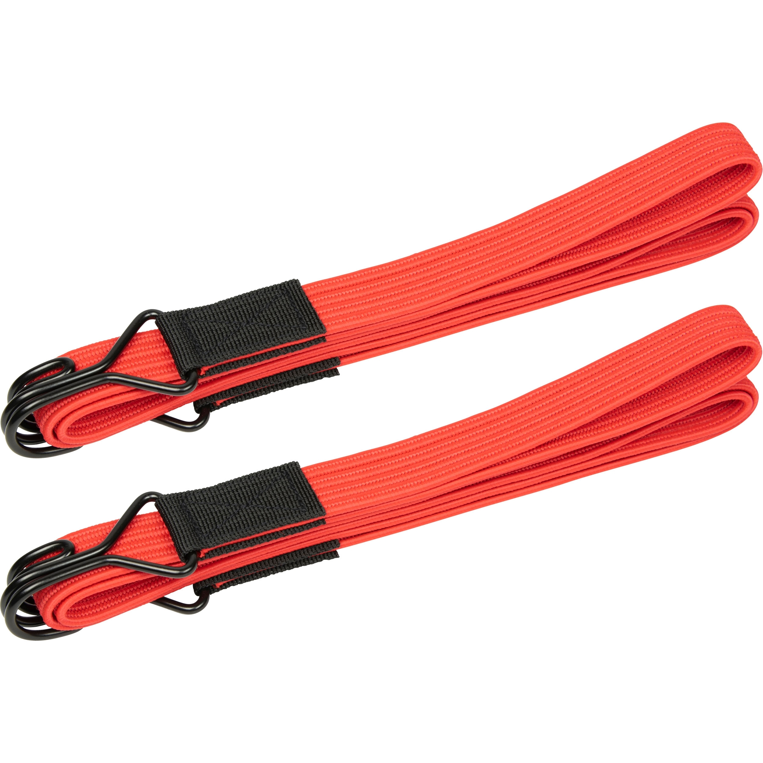 2 x flat bungees/double wire hook, 800 mm, Width 22 mm