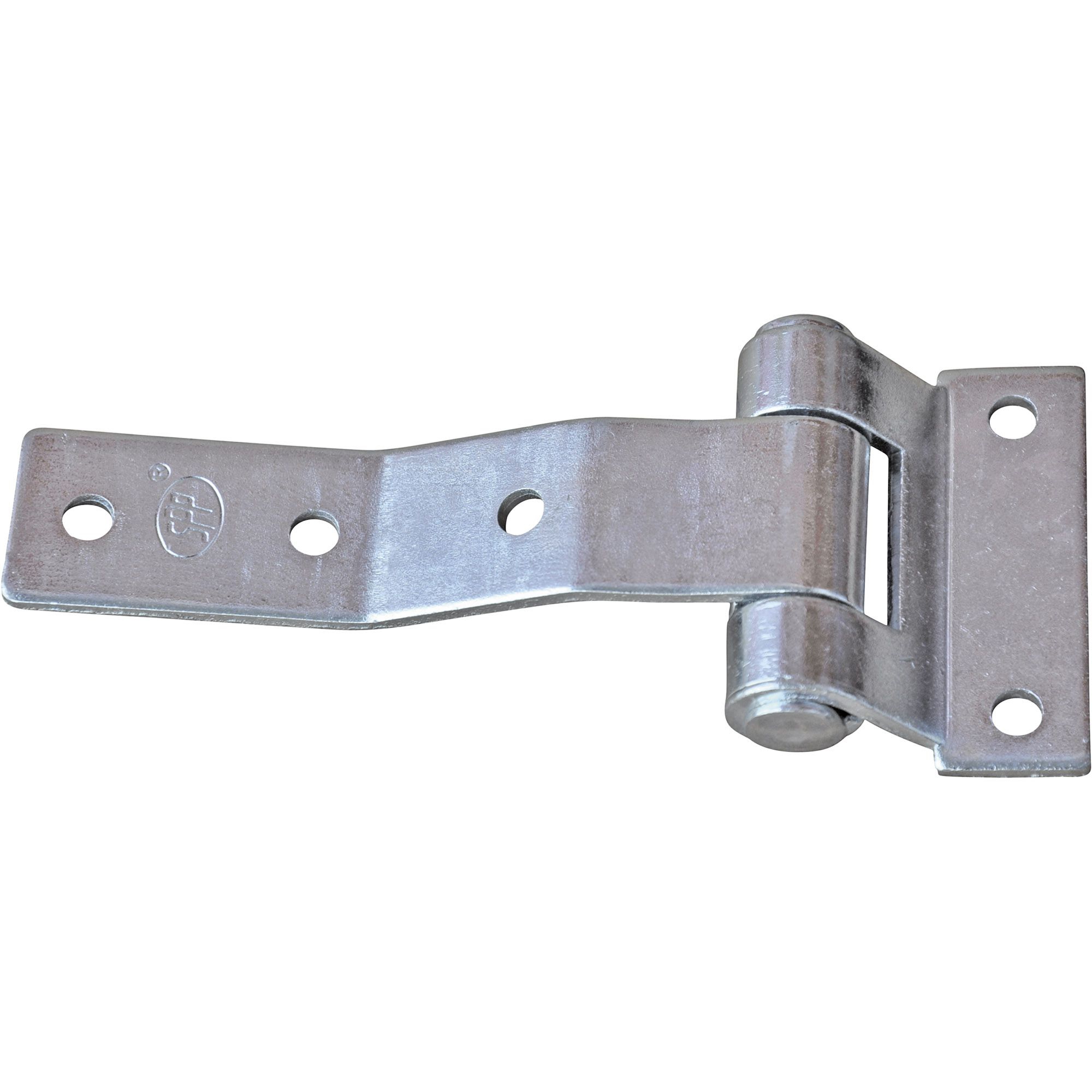 Hinge, stainless steel, cranked