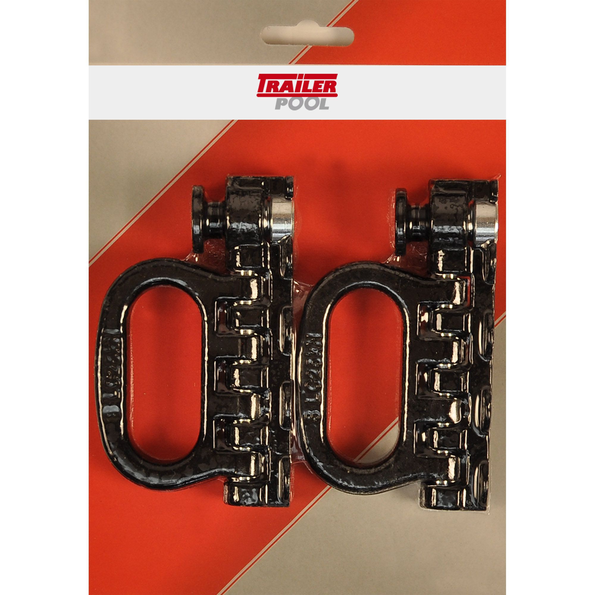 2 x Fitting, 4-fold, Foldable, for Airline Track 2 x Fitting, 4-fold, Foldable, for Airline Track