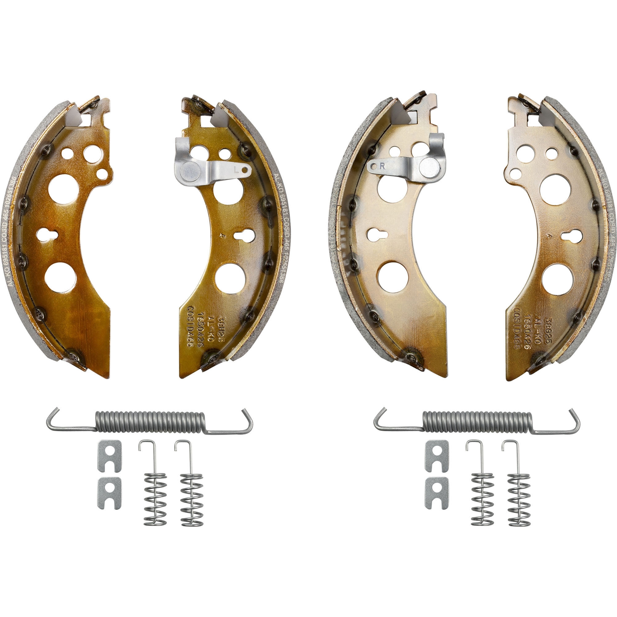 Brake Shoe SET AL-KO, 2051 AAA, 200 x 50, incl. Spring Set