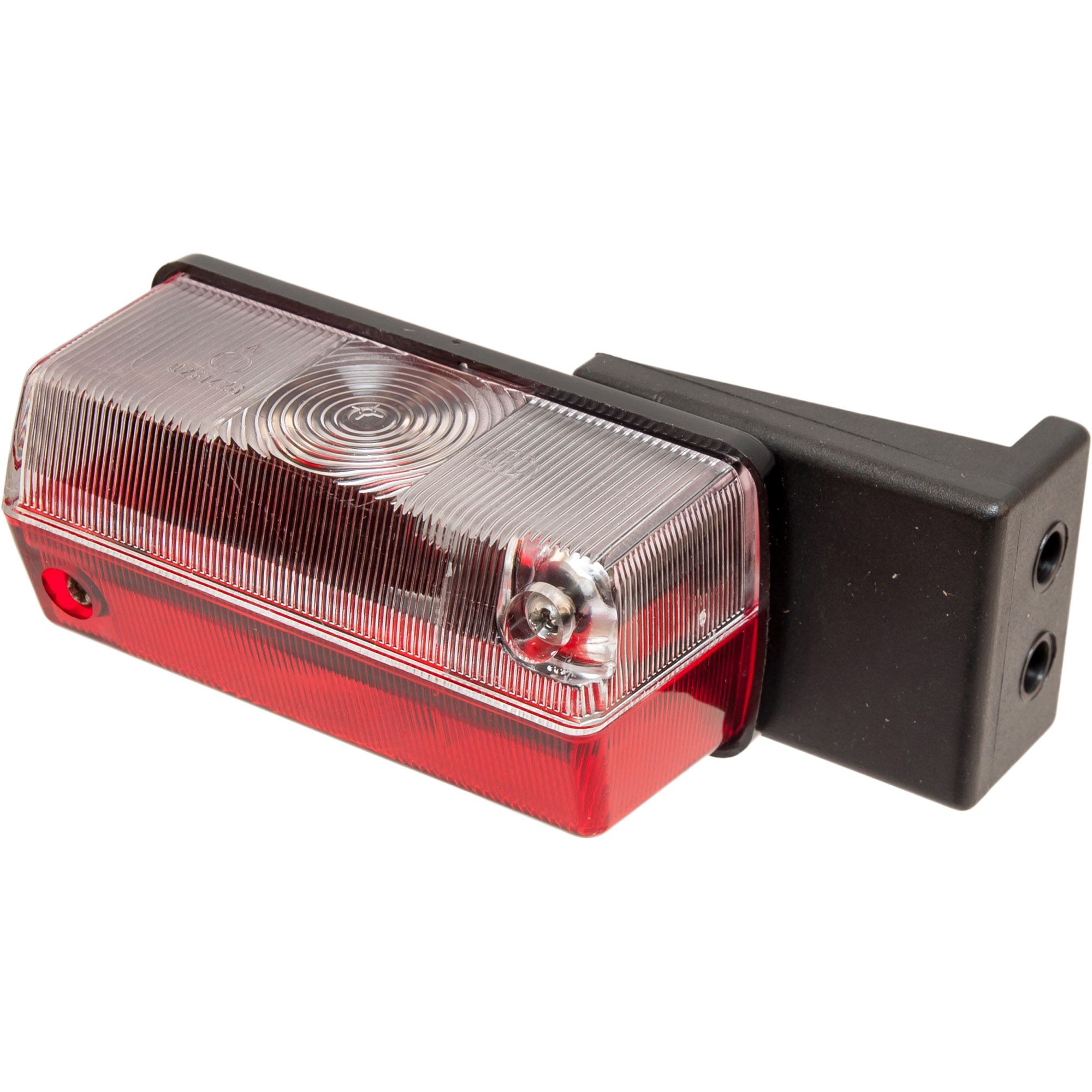 Outline marker lamp red/white with rubber-pendulum