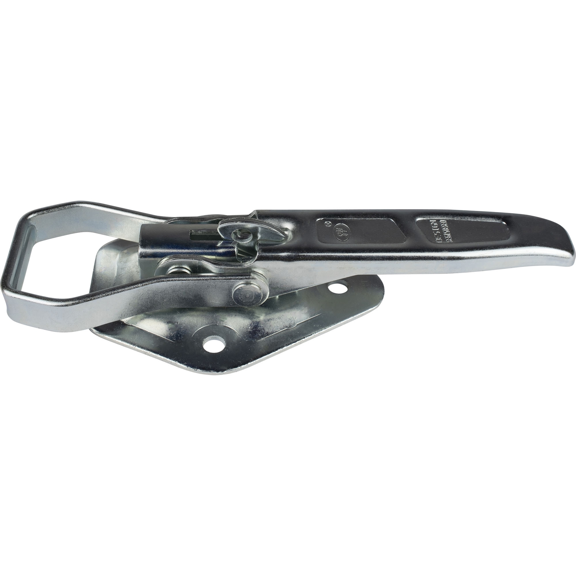 Excentric closure to screw on, with flat bracket