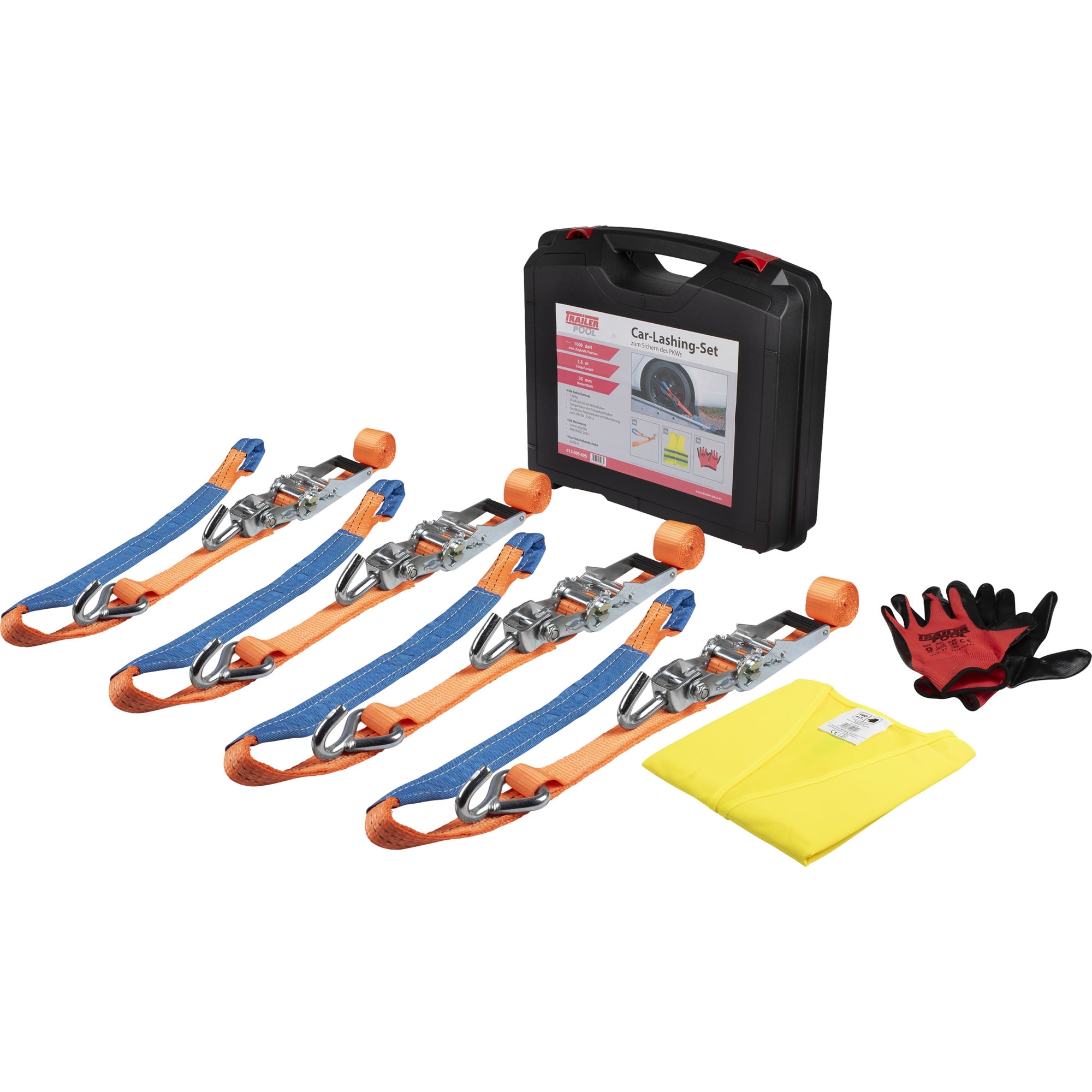 Car-Lashing-Set, Wheel lashing strap, 1-piece