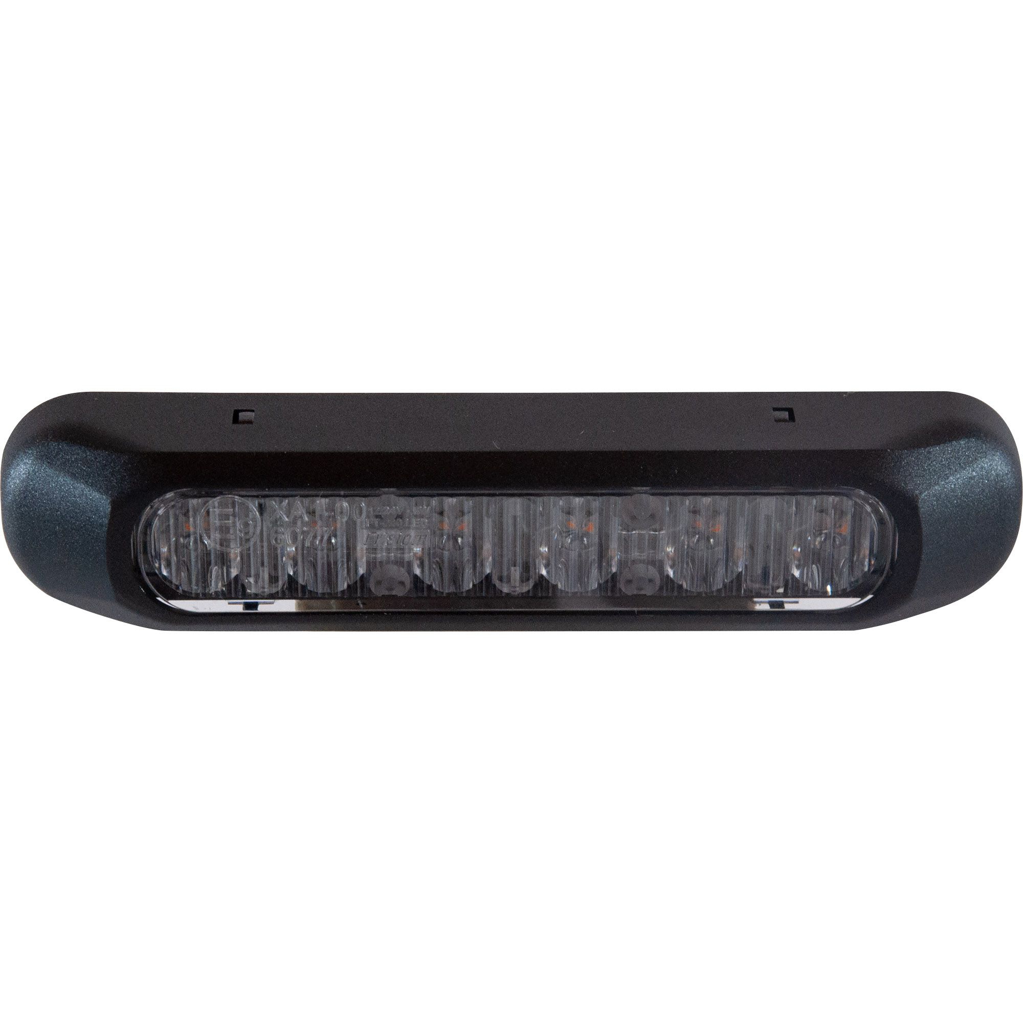 LED warning light, yellow, 12/24 V, 6 LEDs