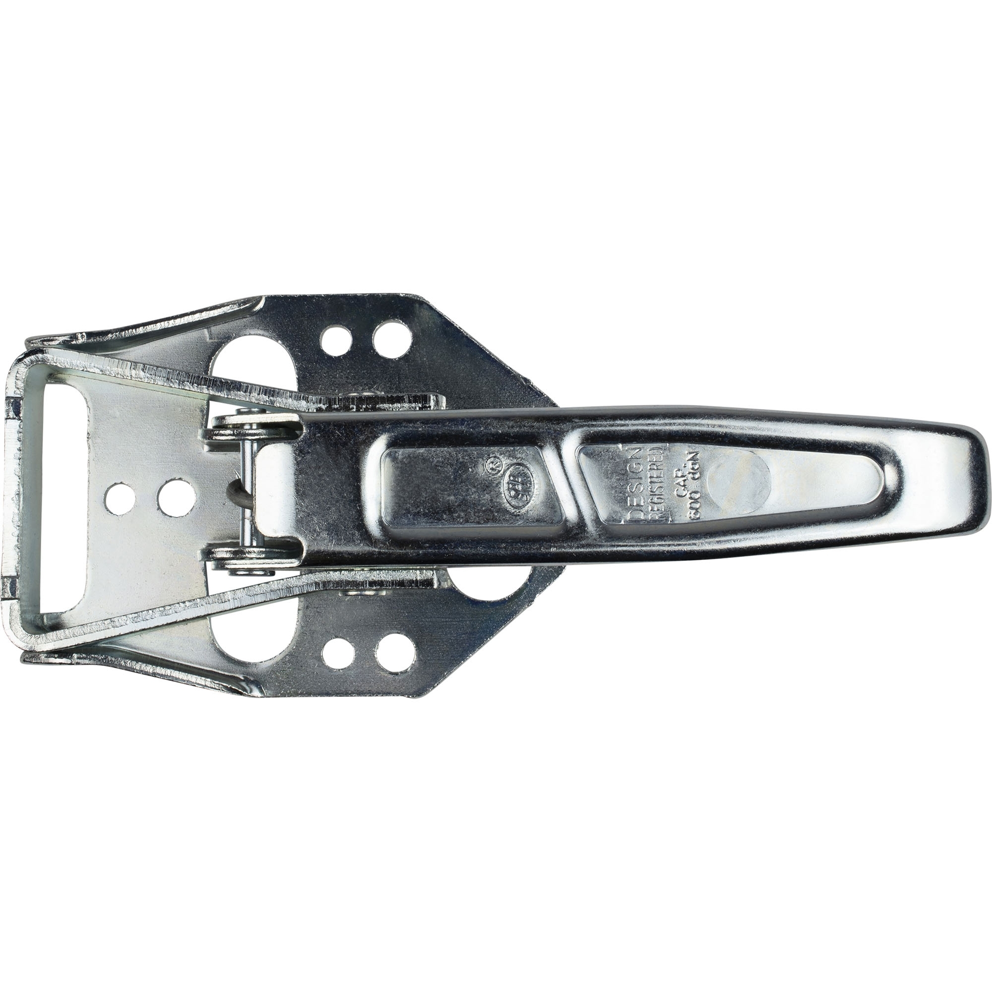 Excentric closure to screw on, with flat bracket