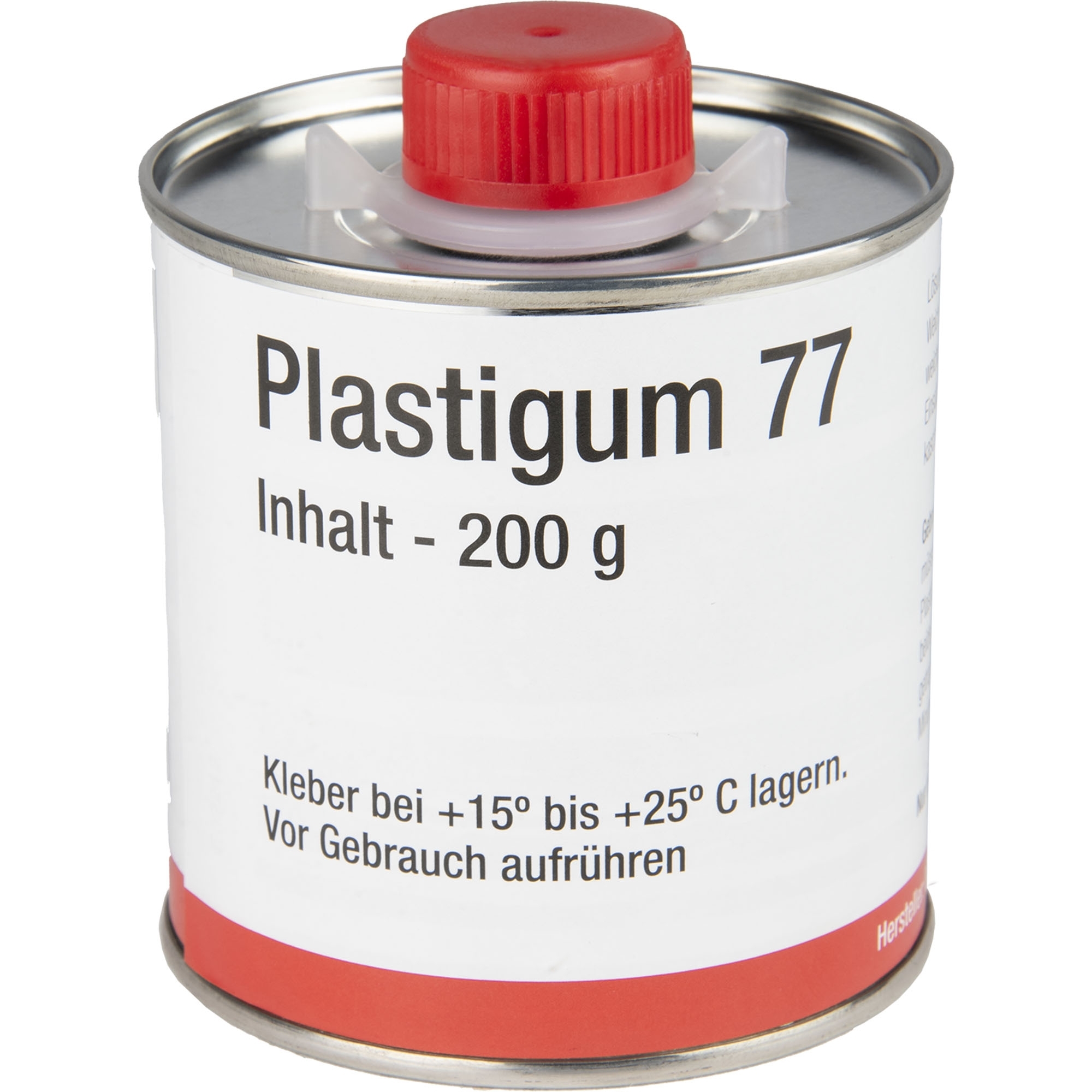 Tarpaulin Repair Adhesive, Plastigum 77, 200 g brush can