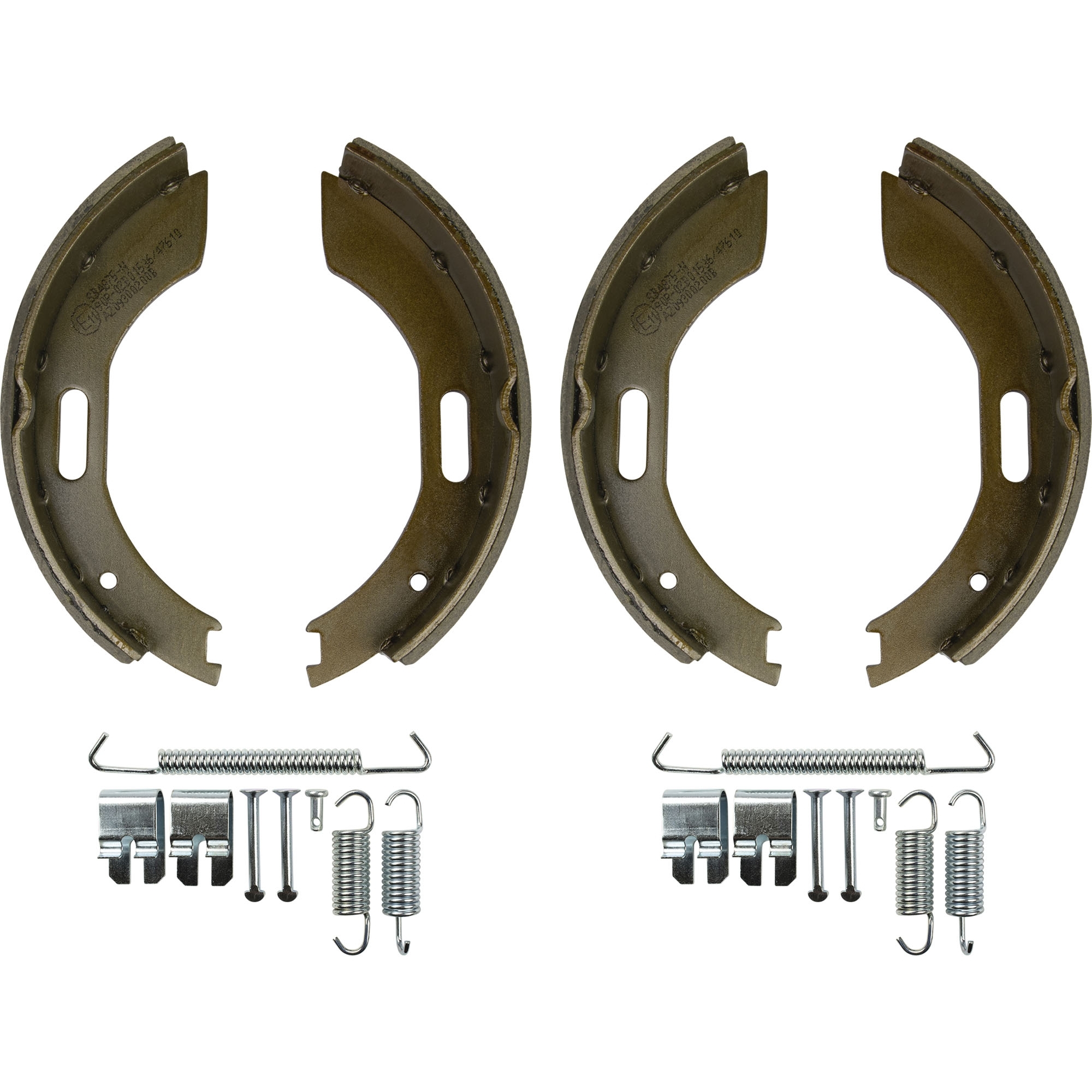 Brake Shoe SET suitable for BPW, 200 x 50, incl. Spring Set
