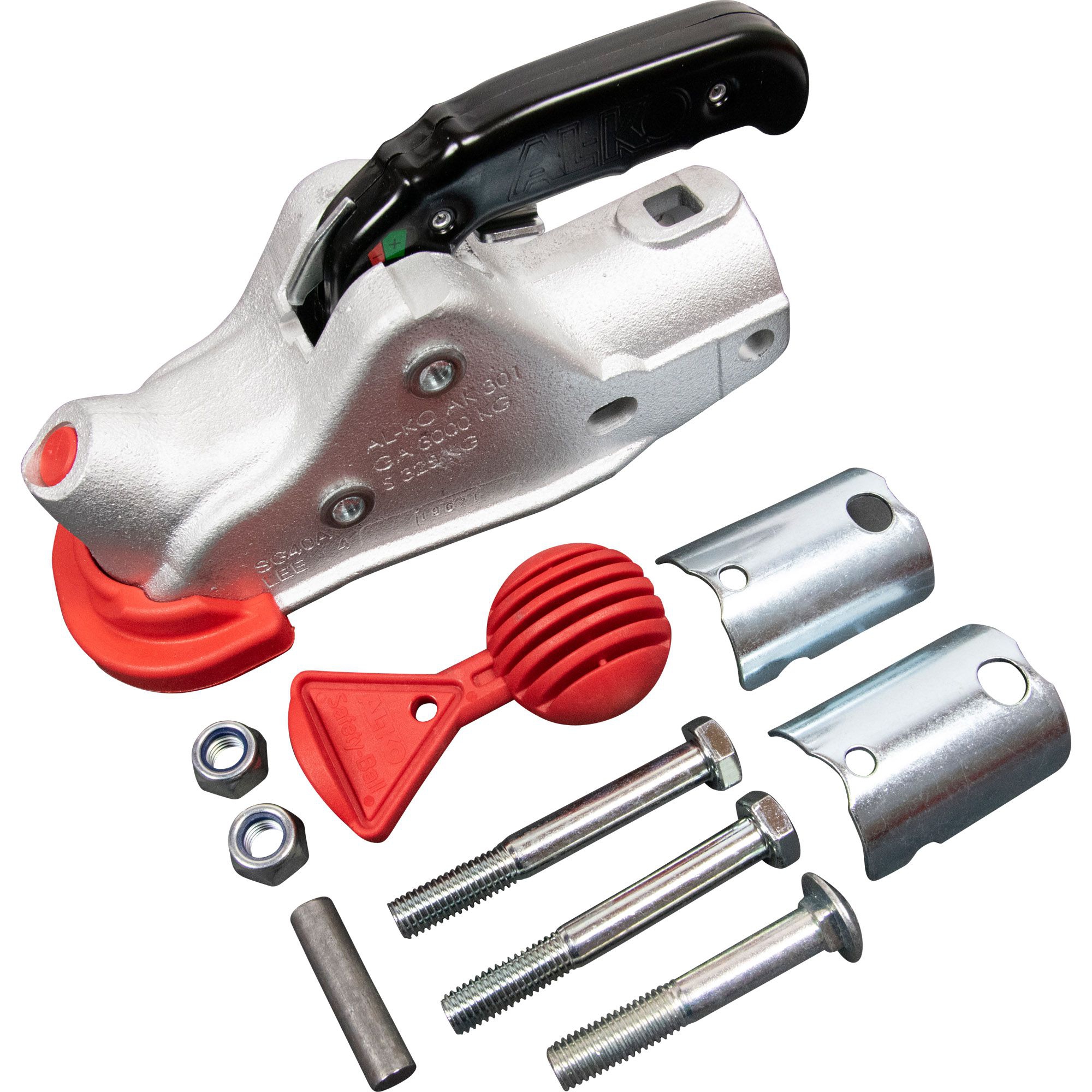 Coupling Head, 3000 kg, AK 301, Ø 50mm, Safety-Kit Coupling Head, 3000 kg, AK 301, Ø 50mm, Safety-Kit