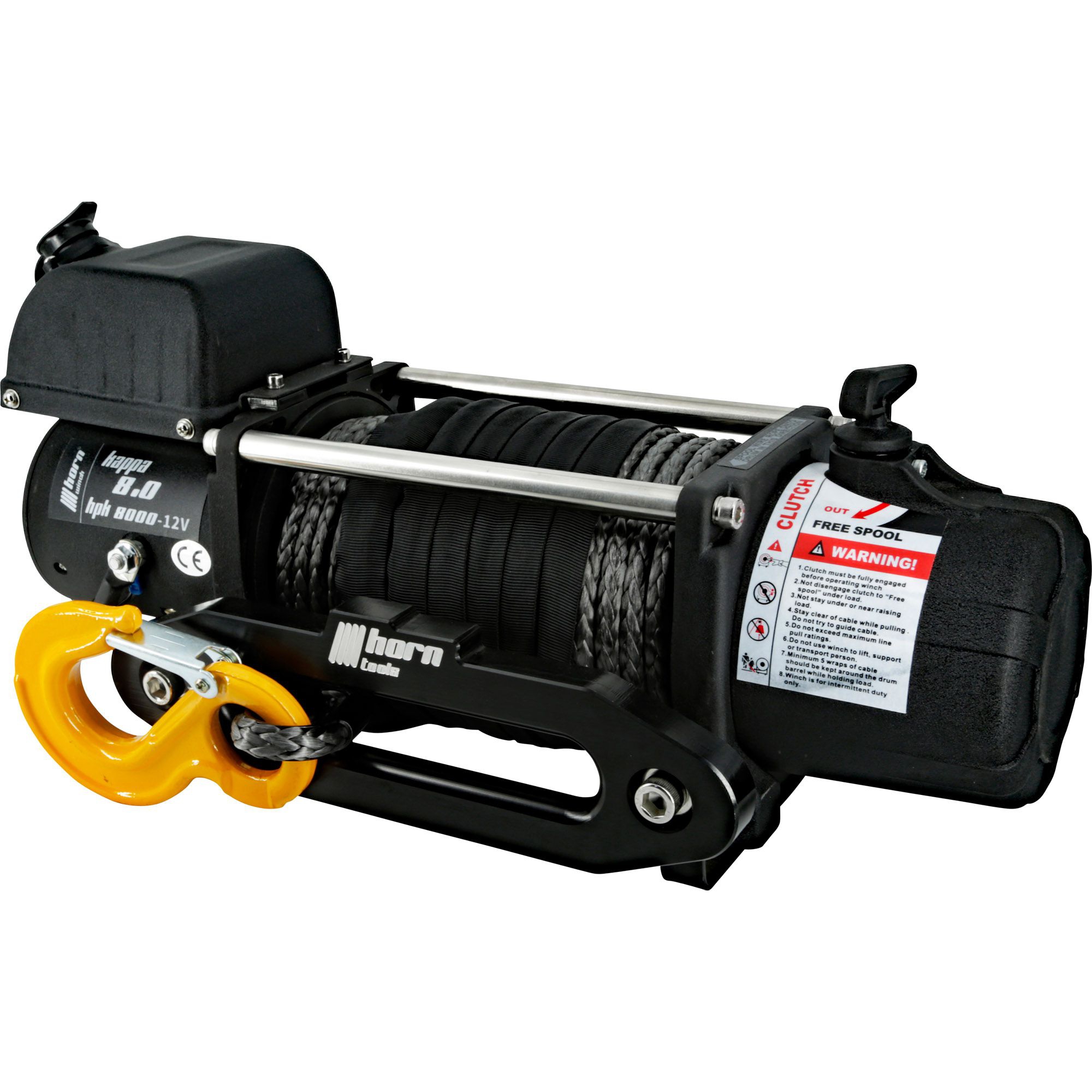 Winch Kappa 8.0, 12 V, Tensile Force 3600 kg, Plastic Winch Kappa 8.0, 12 V, Tensile Force 3600 kg, Plastic