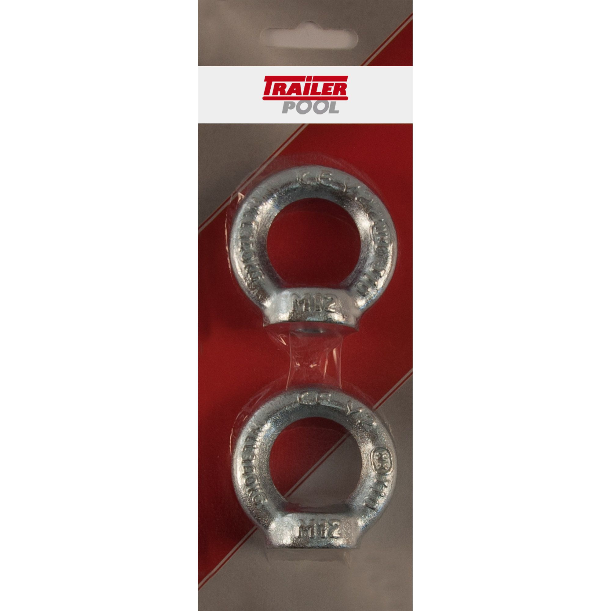 2 x Eye Nut, M12, max. Load 340 kg 2 x Eye Nut, M12, max. Load 340 kg