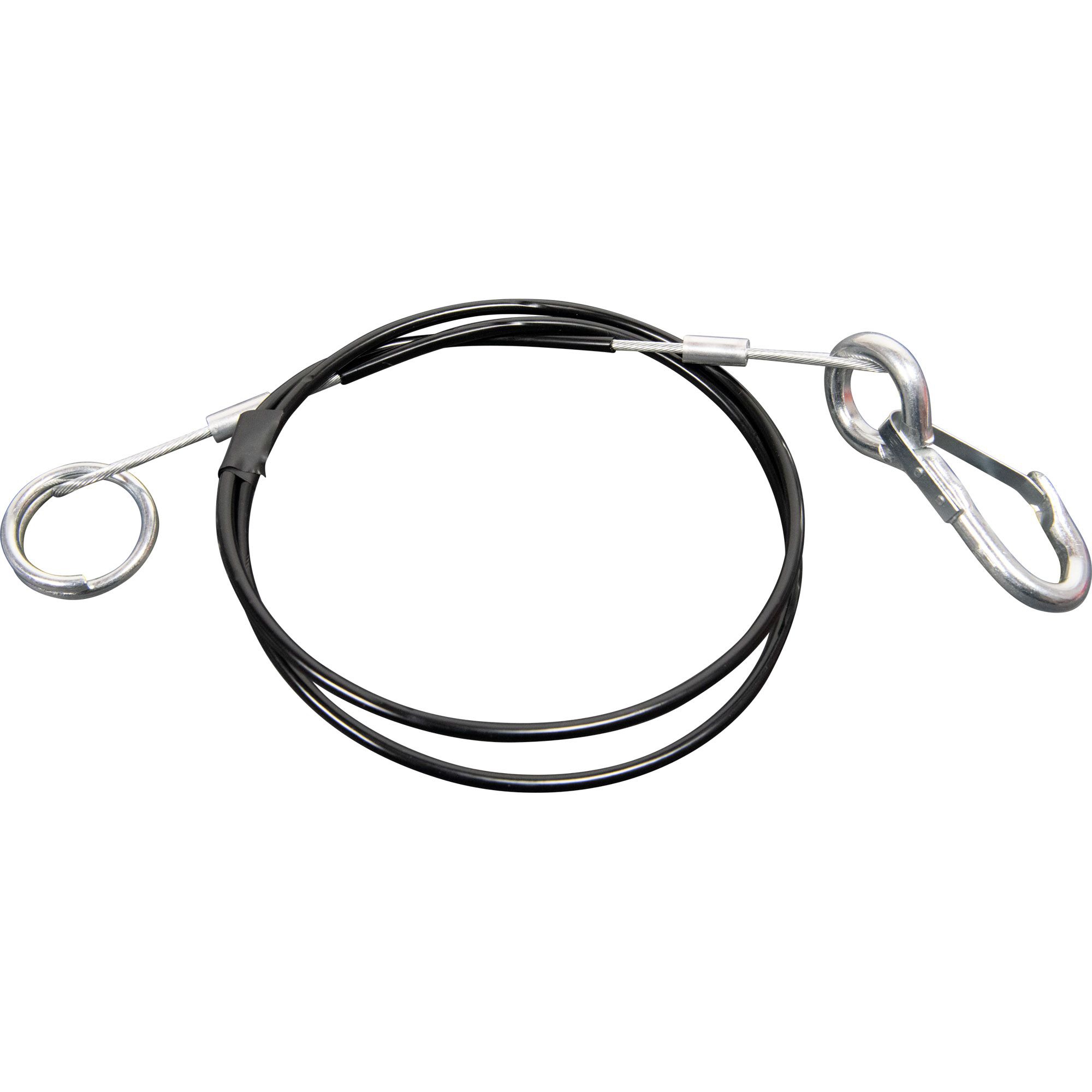 Breakaway Cable with Ring, Length 1500 mm, Black