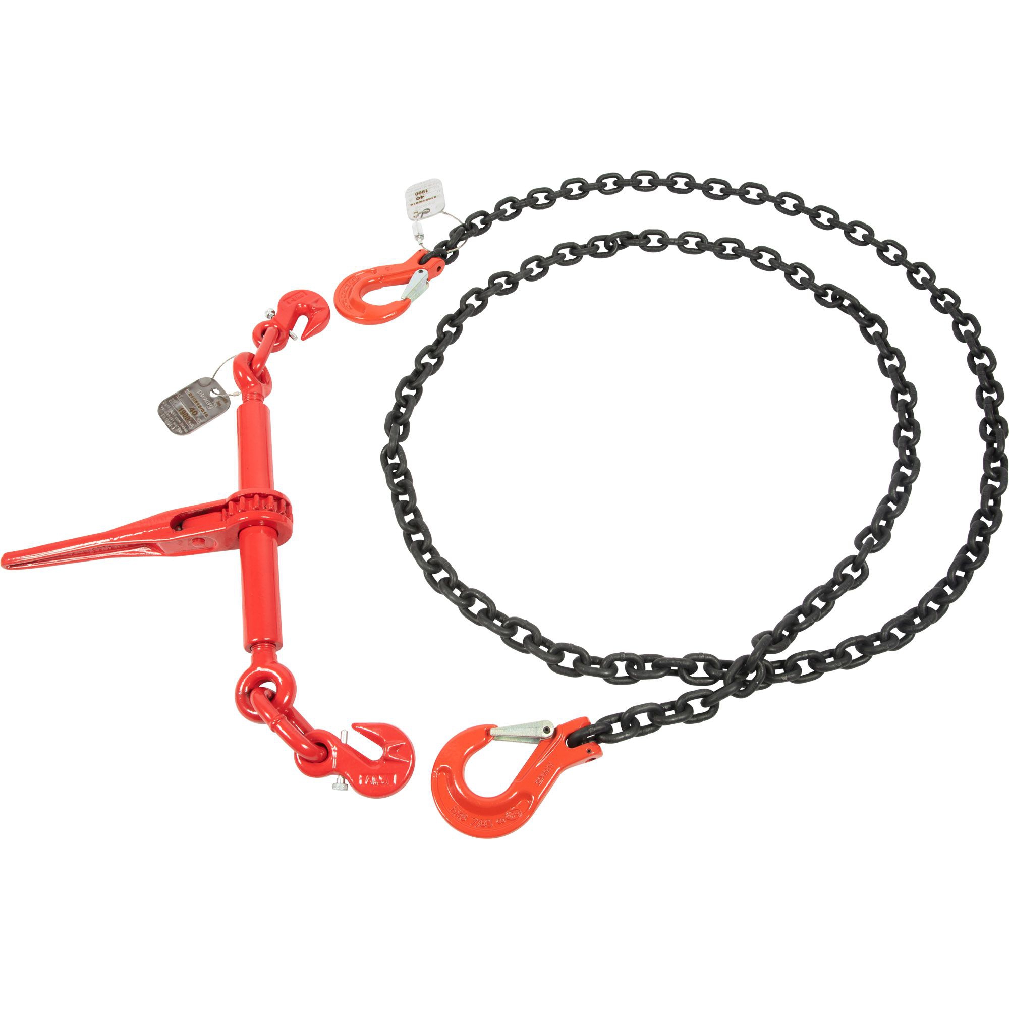 Lashing Chain 2-Piece, L3500 mm, Ø 8 mm, 4000 daN Lashing Chain 2-Piece, L3500 mm, Ø 8 mm, 4000 daN