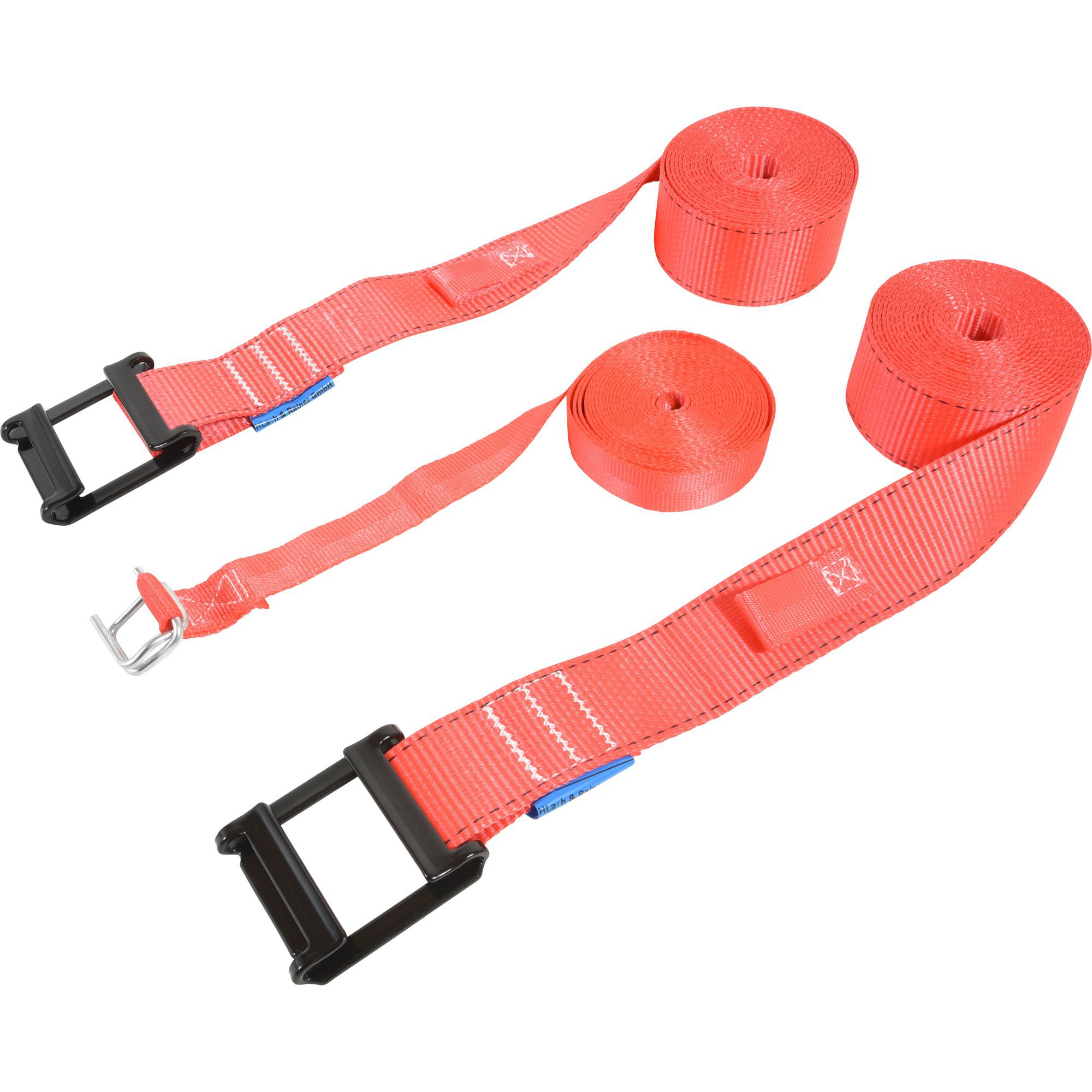 Barrel lashing strap, one-way, 2 x 200 l steel barrel Barrel lashing strap, one-way, 2 x 200 l steel barrel