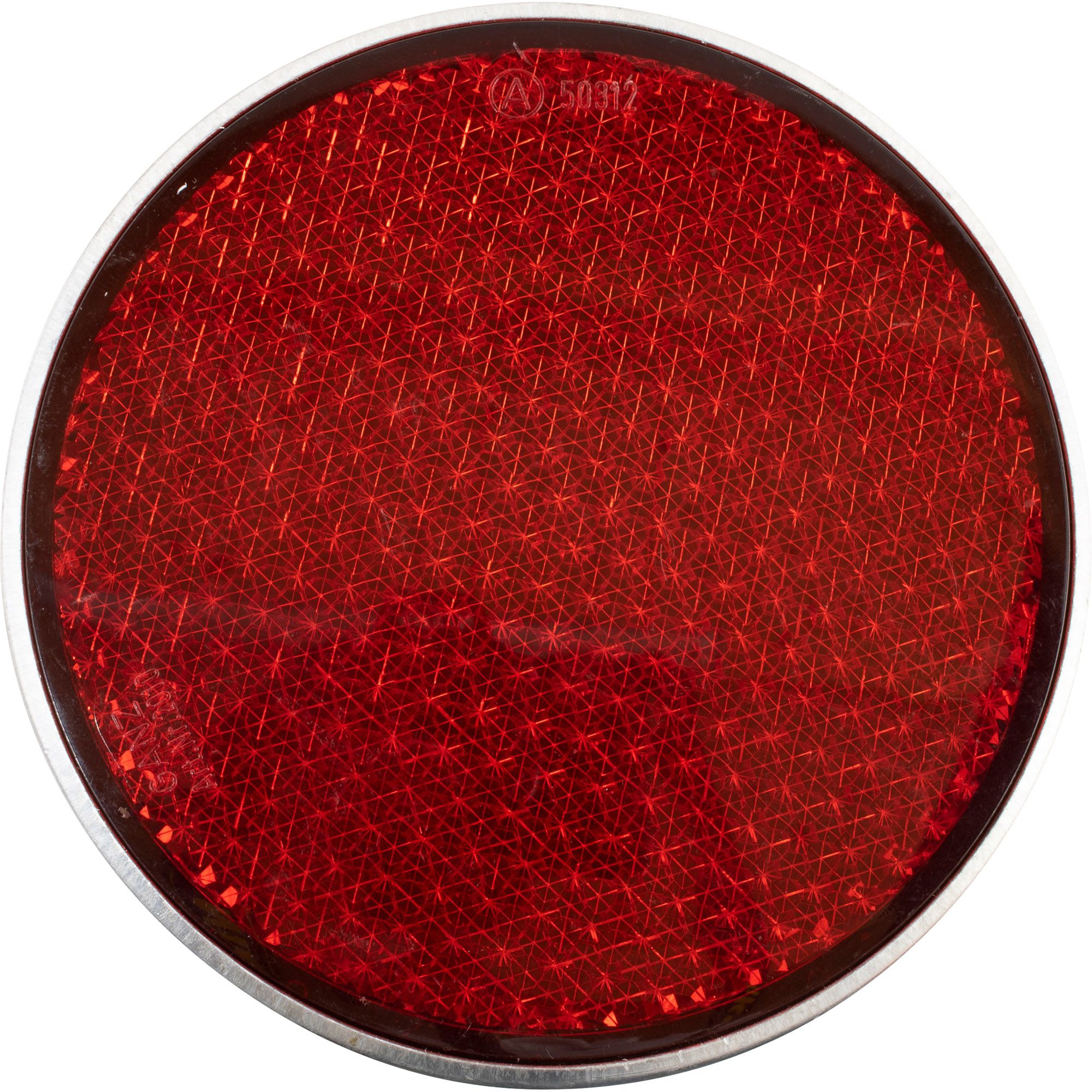 Reflector Ø 100 mm, red, for screwing Reflector Ø 100 mm, red, for screwing