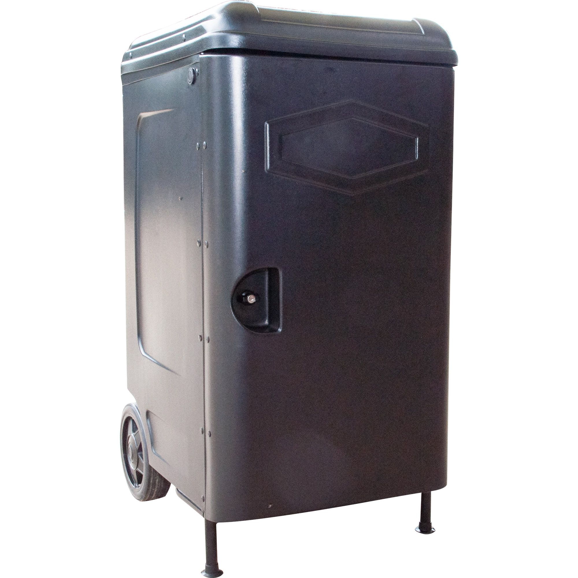 Mobile saddle box, 1155 x 560 x 750 mm, black Mobile saddle box, 1155 x 560 x 750 mm, black