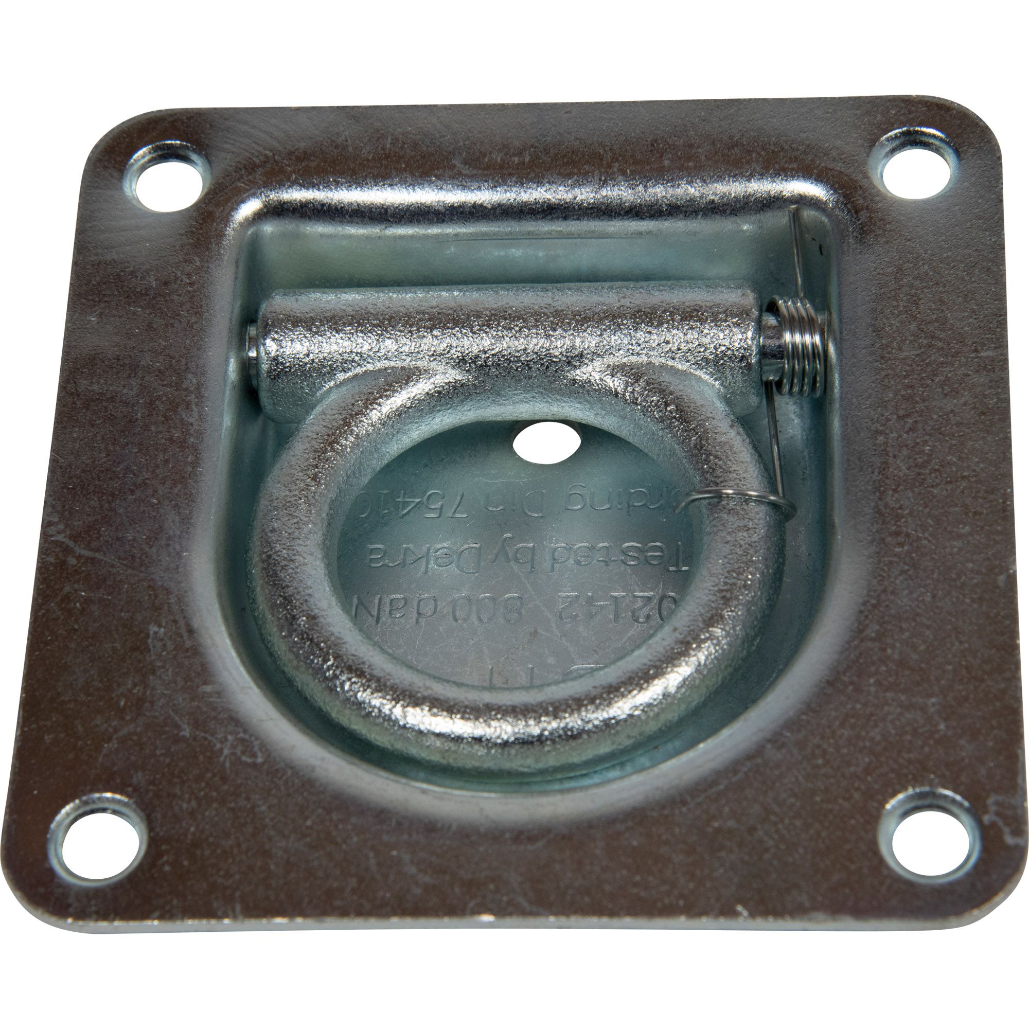 Lashing Point with Spring, 105 x 105 mm, 800 daN