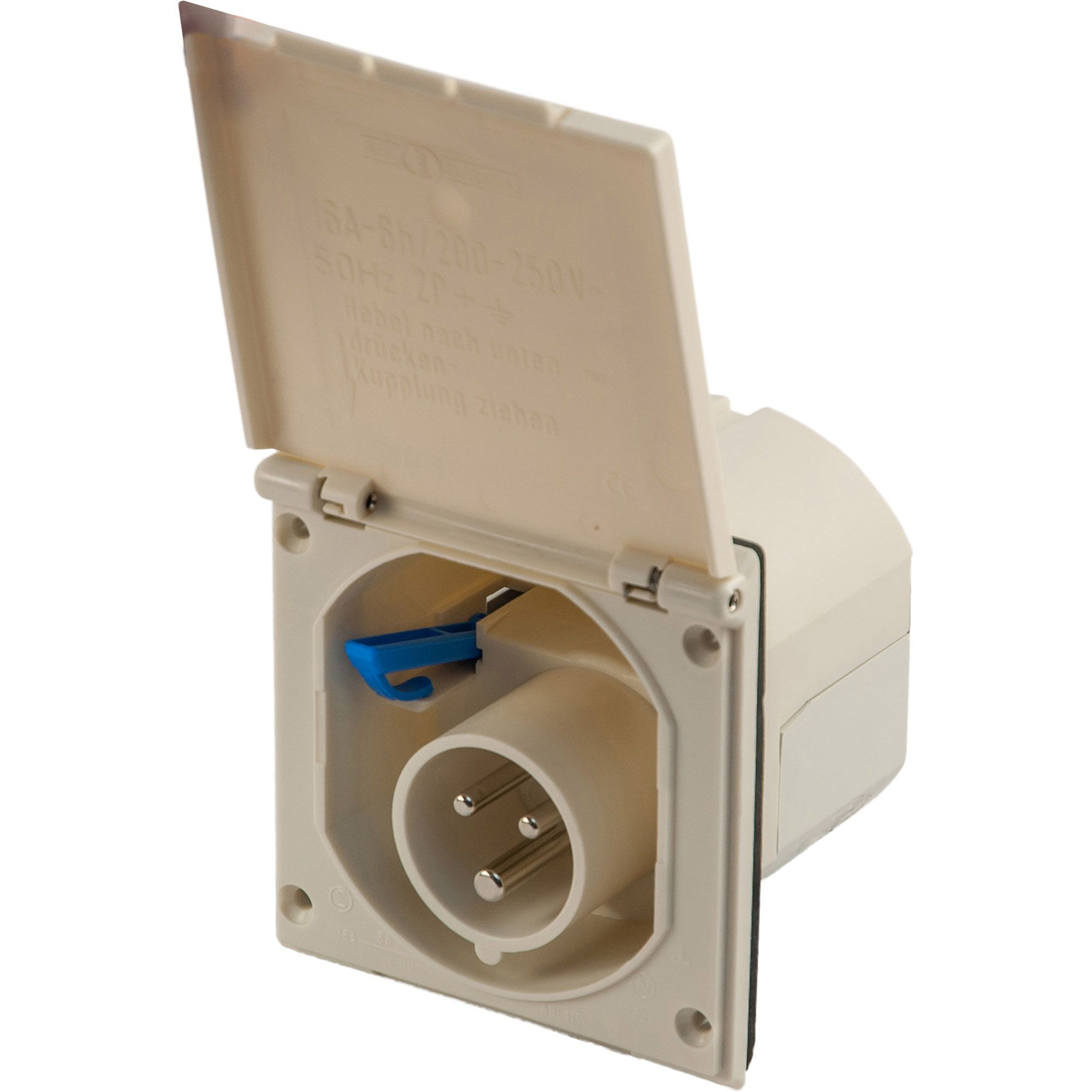 CEE-feed-in plug, 230 / 16 A CEE-feed-in plug, 230 / 16 A