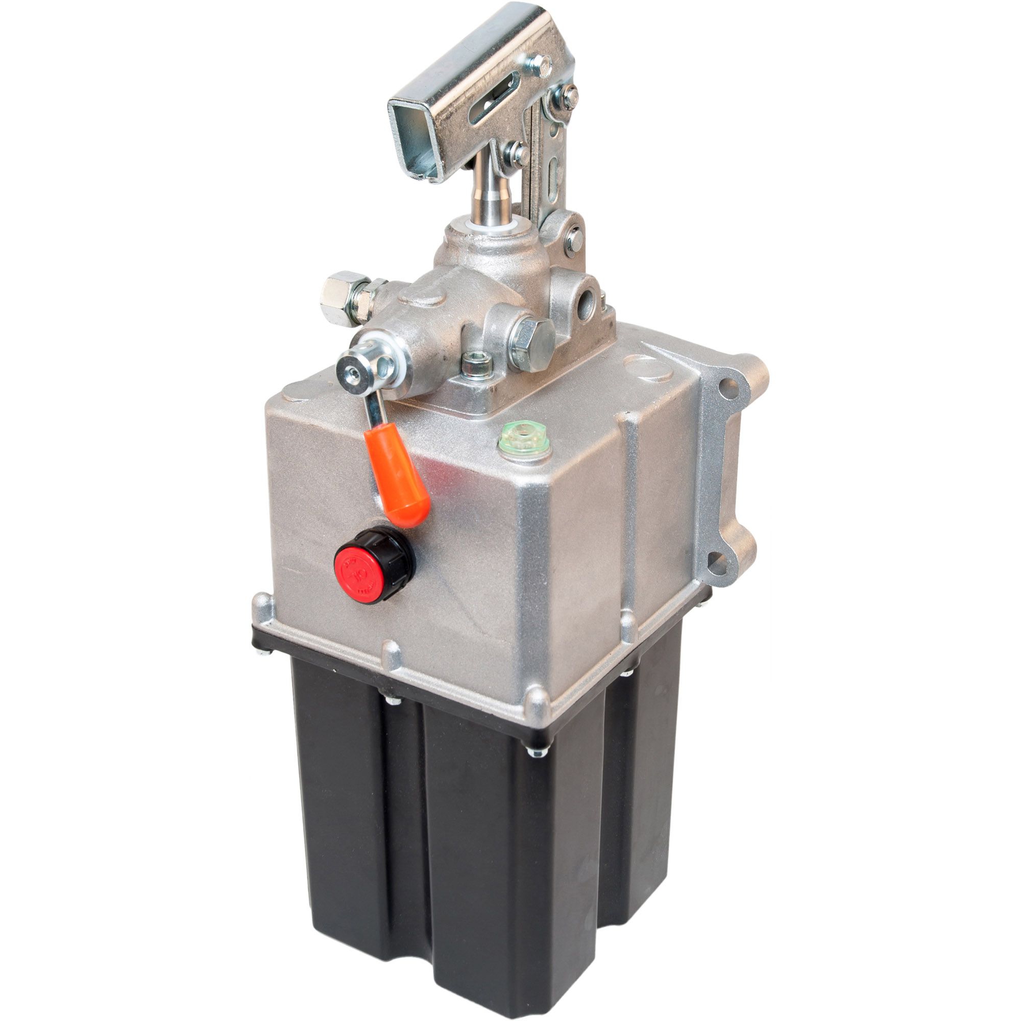 Hydraulic manual pump, double stroke, aluminium Hydraulic manual pump, double stroke, aluminium