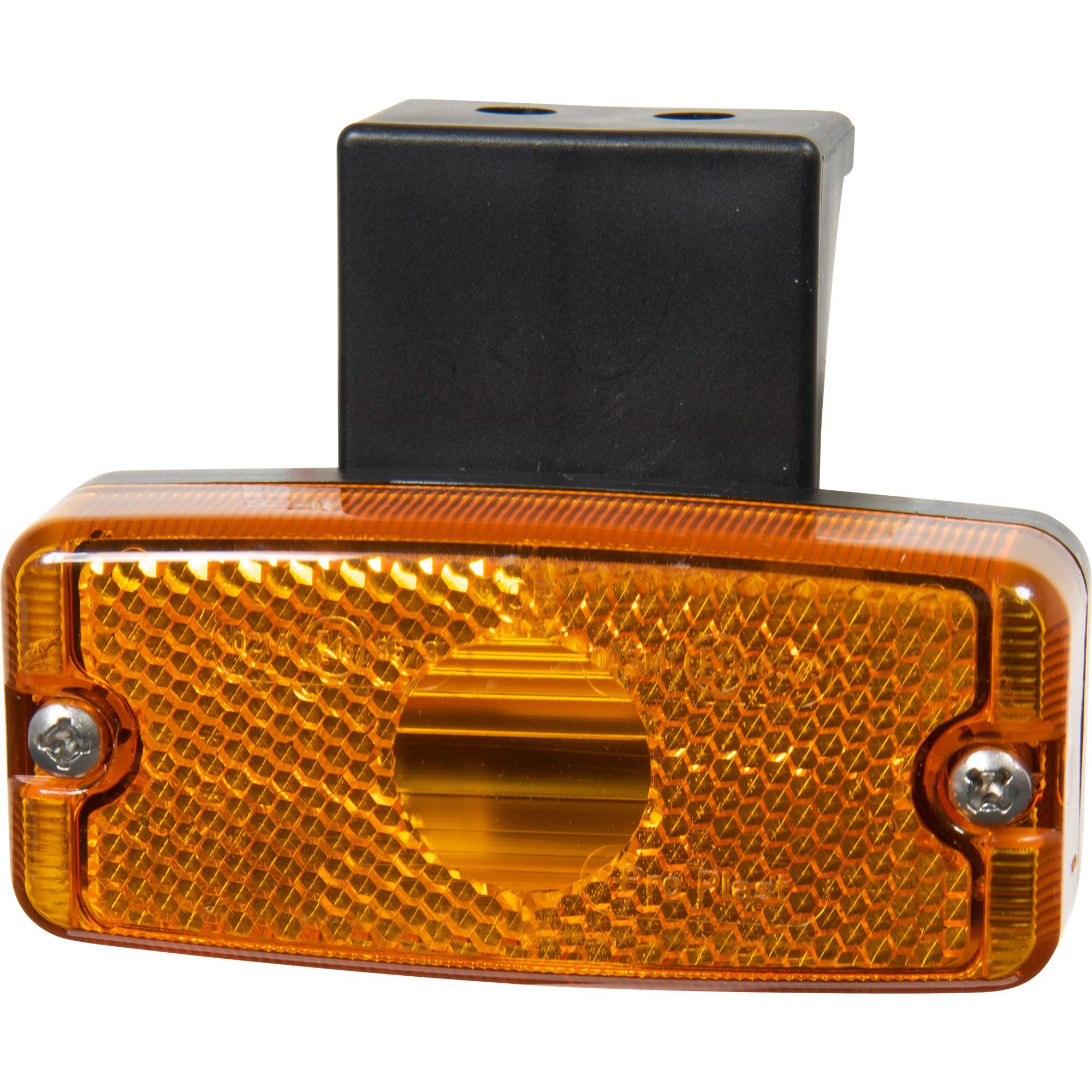 Sidemarker lamp yellow with mounting bracket Sidemarker lamp yellow with mounting bracket