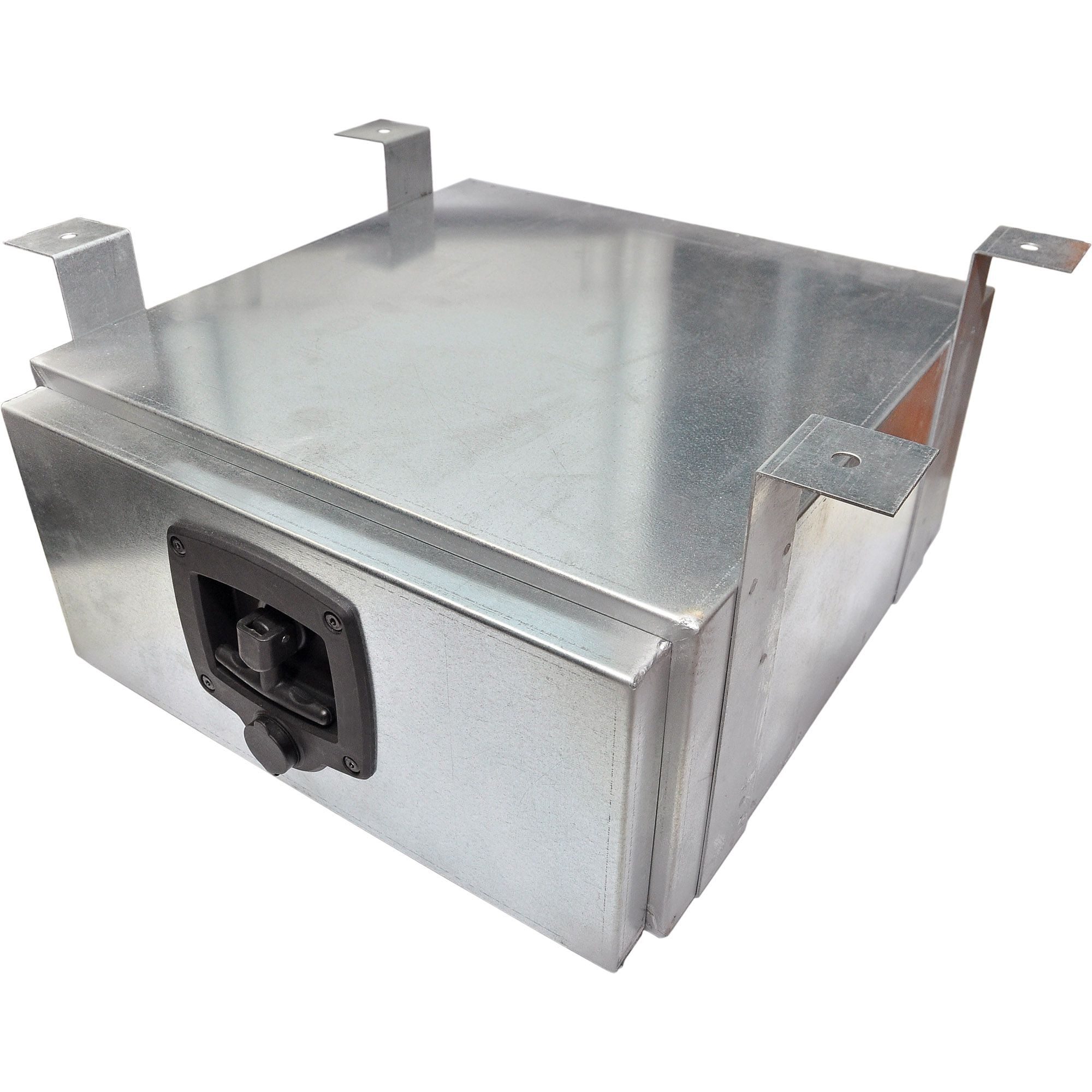 Toolbox, galvanised, with brackets Toolbox, galvanised, with brackets