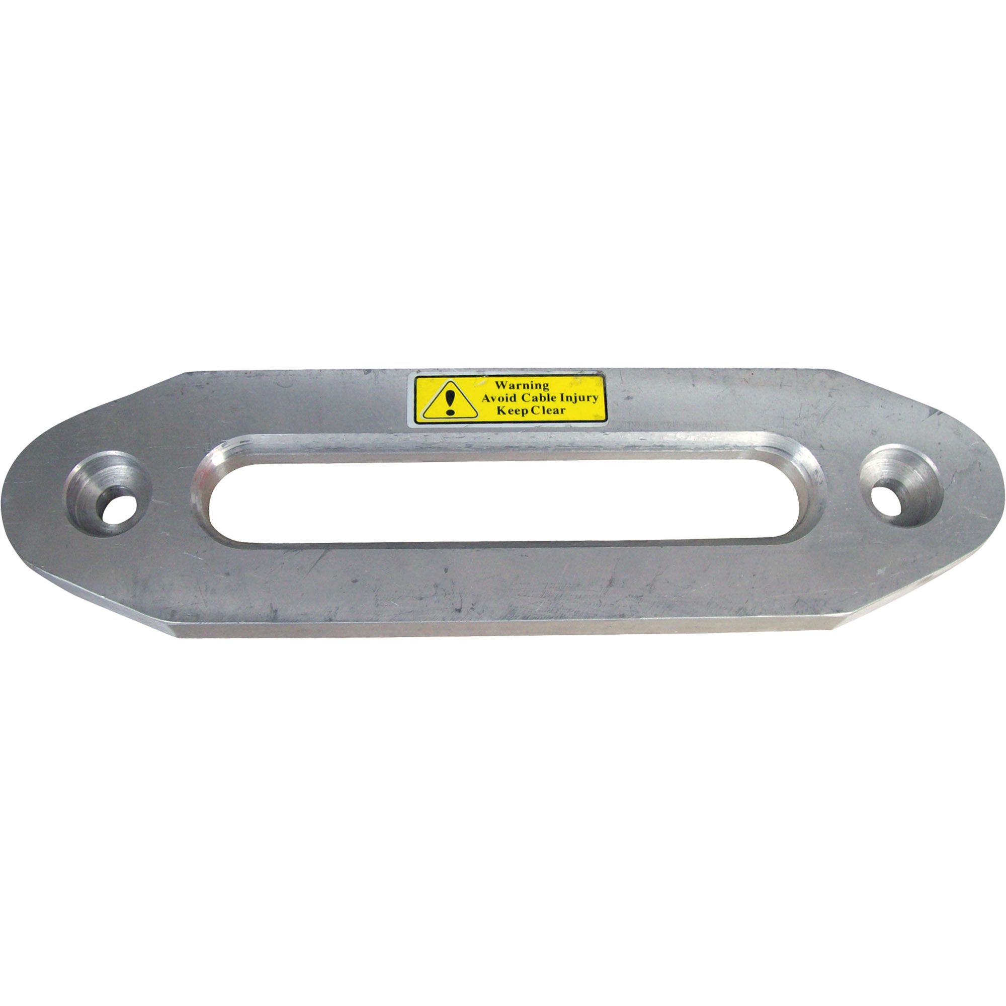 Aluminum winch window for plastic ropes Aluminum winch window for plastic ropes